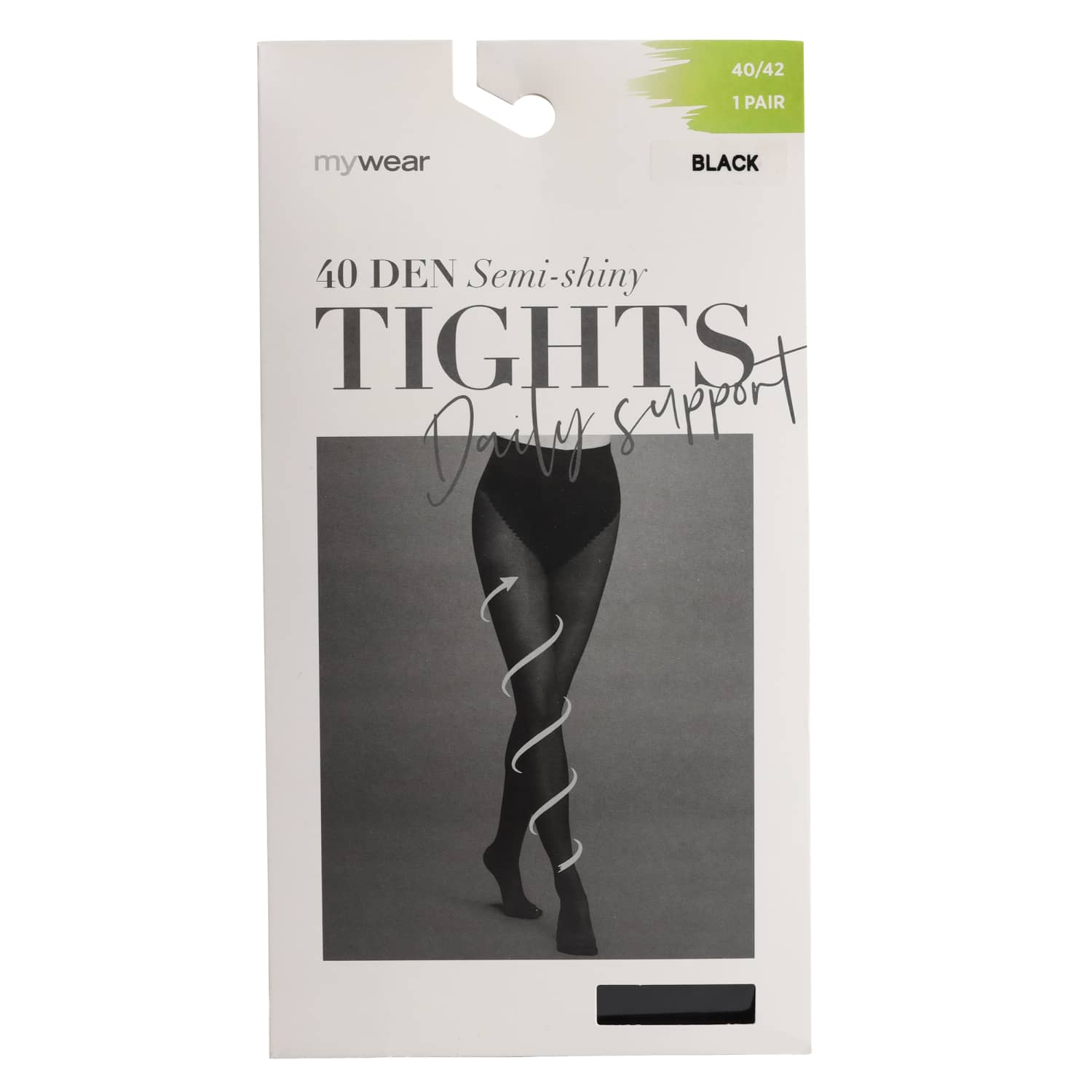 S. zeķubikses Mywear 40D DS black 3