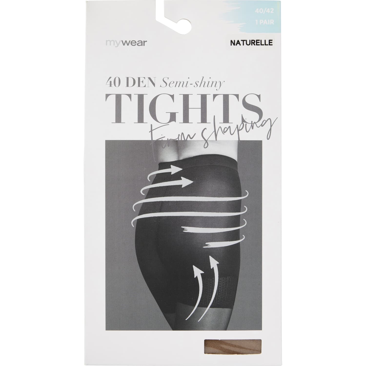 S. zeķubikses Mywear 40D FSH Natur 3