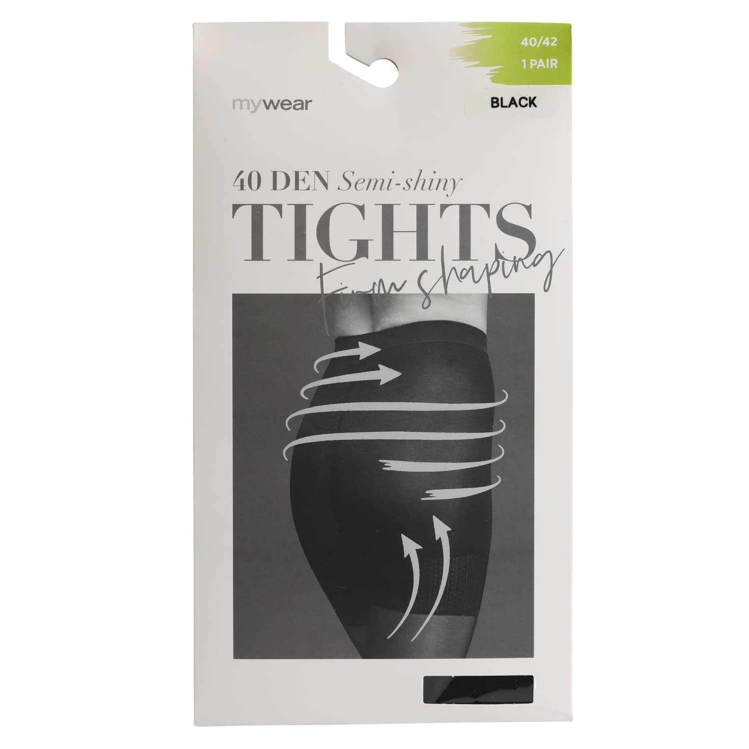 S. zeķubikses Mywear 20D DSH Black 3