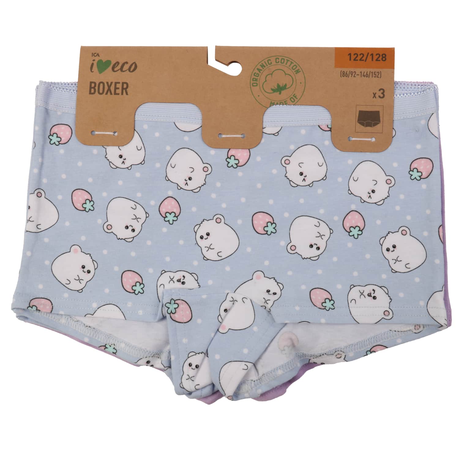 Meiteņu apakšbikses I love eco 122-128