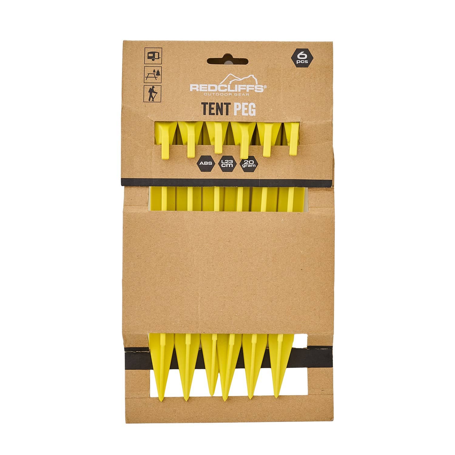 Telts mietiņi Redcliffs 6 gab 23cm SO26