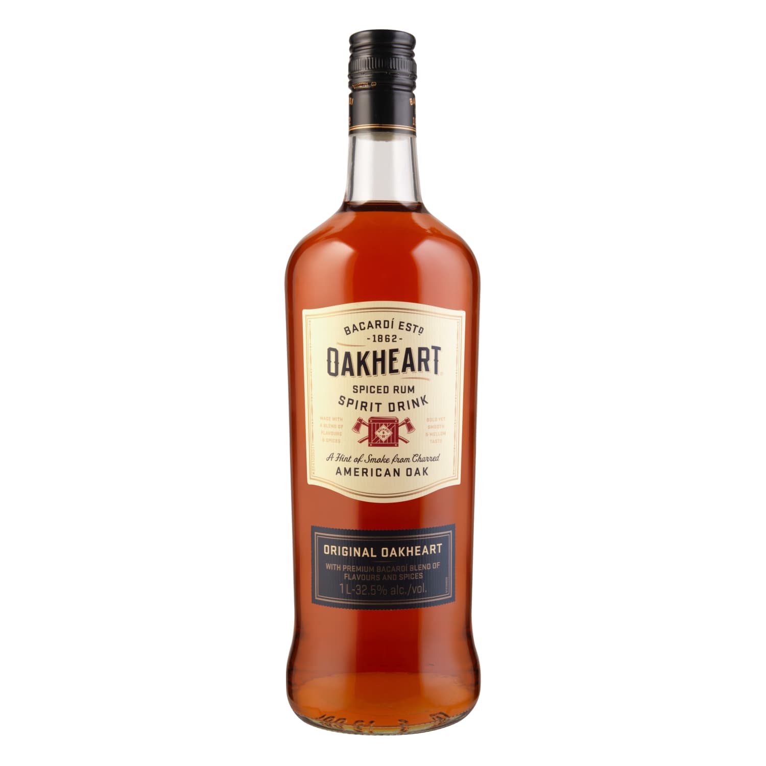 Alk. dzēr. Oakheart Original Spiced 32,5% 1l