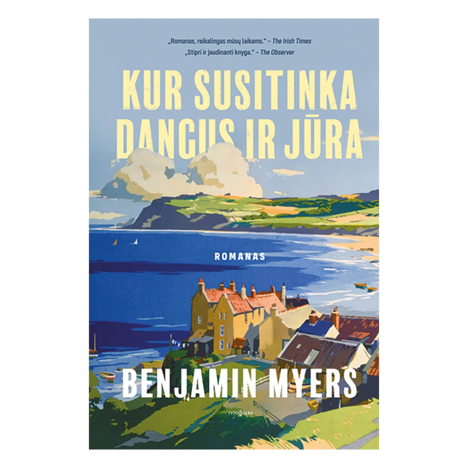 Knyga KUR SUSITINKA DANGUS IR JŪRA