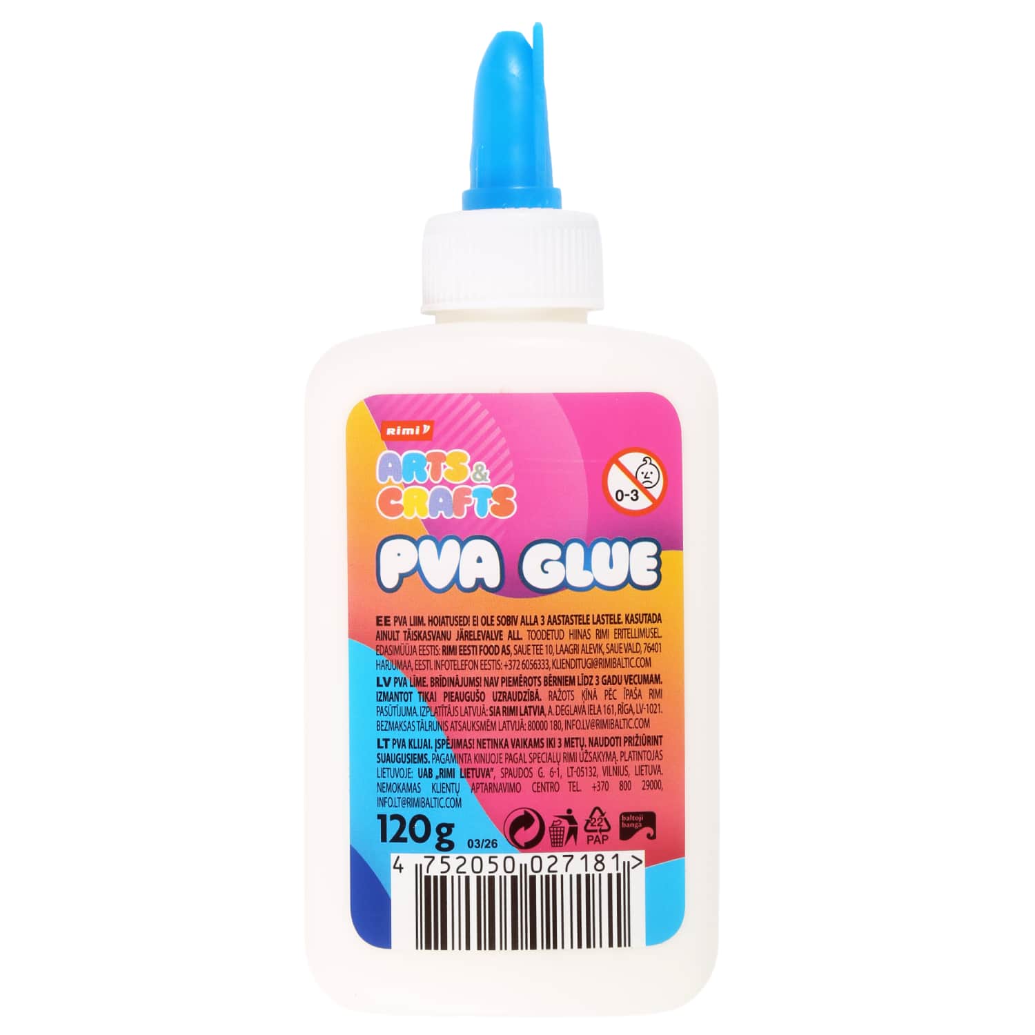 PVA-liim Rimi Arts&Crafts 120g