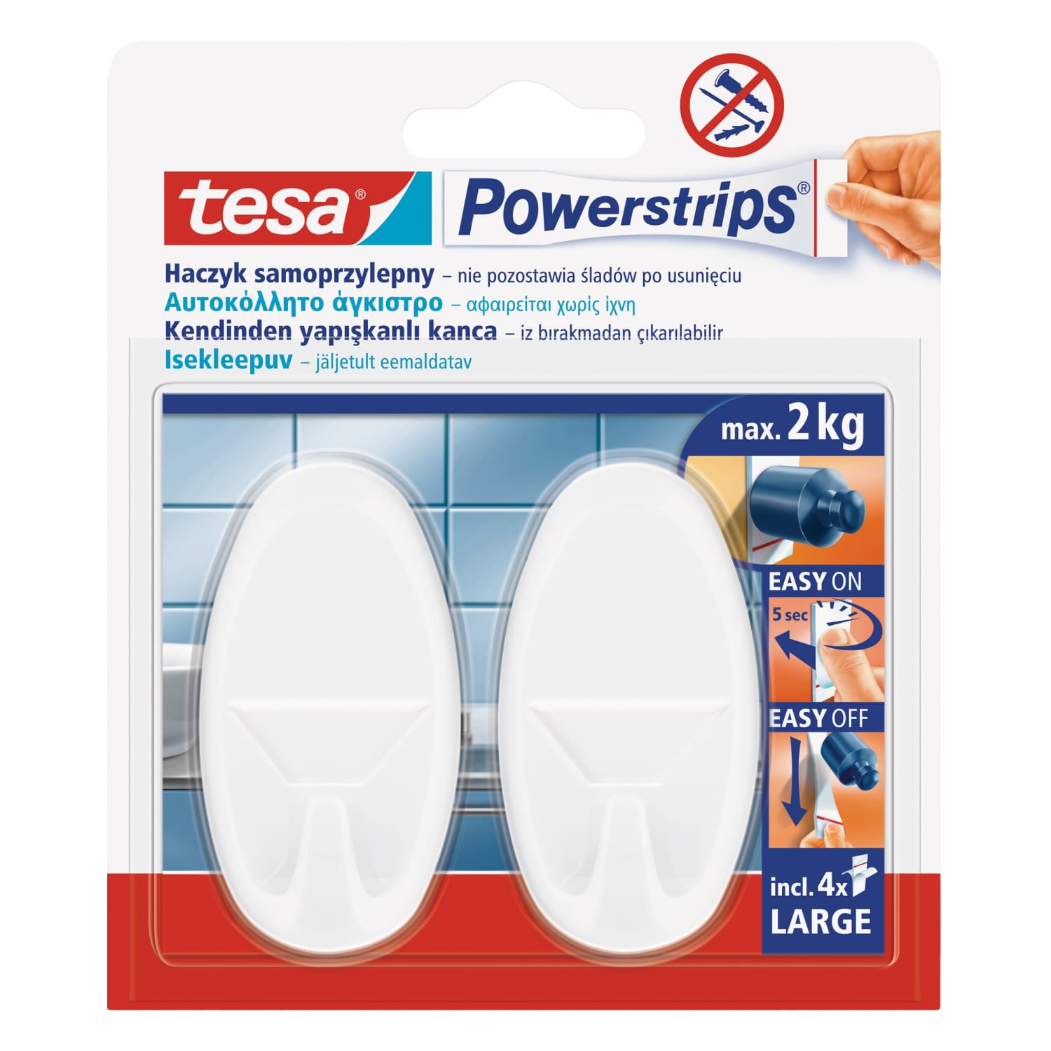 Nagid Tesa Powerstrips 58013 2x2kg