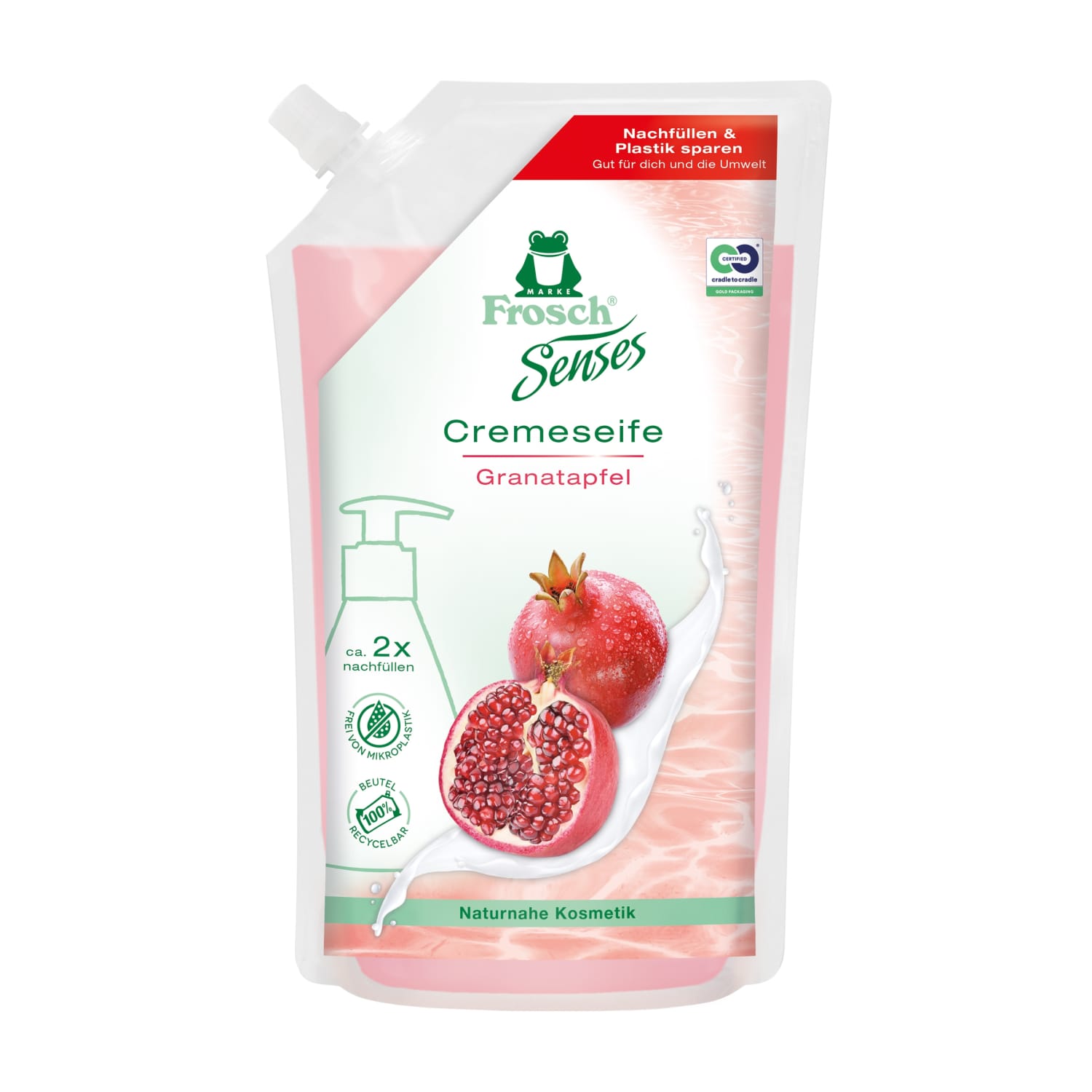 Sk. rankų muilas FROSCH POMEGRAN., 500ml