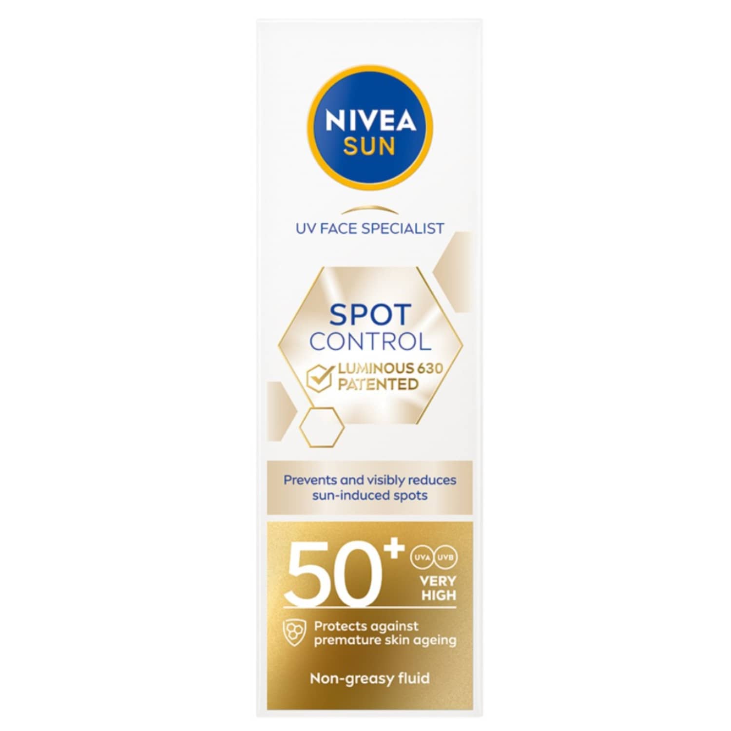 Kr. nuo saulės NIVEA SUN LUM. SPF50+, 40 ml