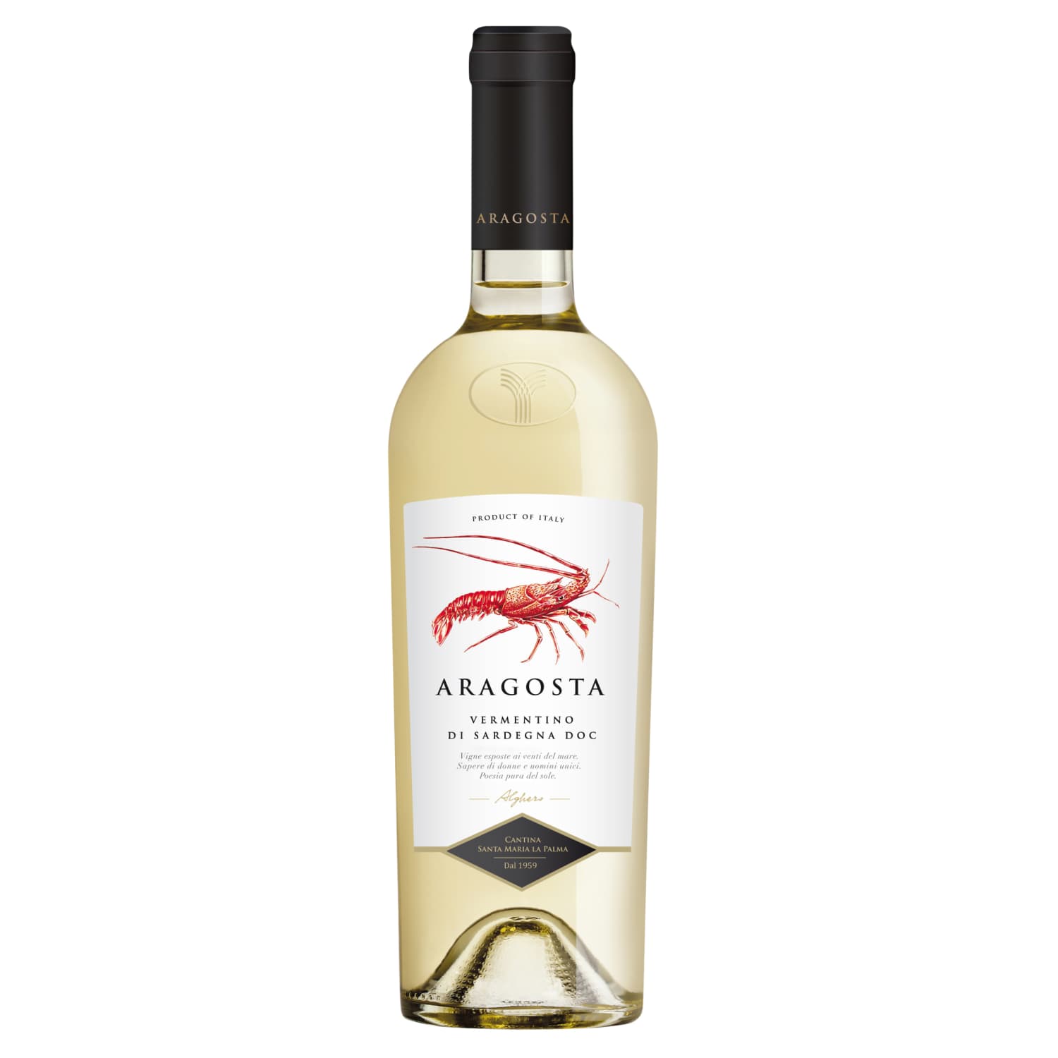 Balt. s. vynas ARAGOSTA D.O.C., 13 %, 0,75 l