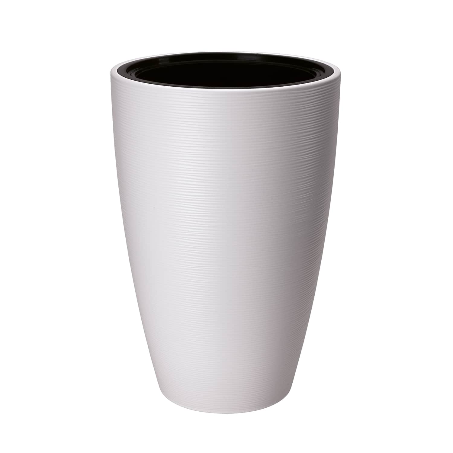 Puķu pods Form-Plastic Gobi balts h58cm SS25
