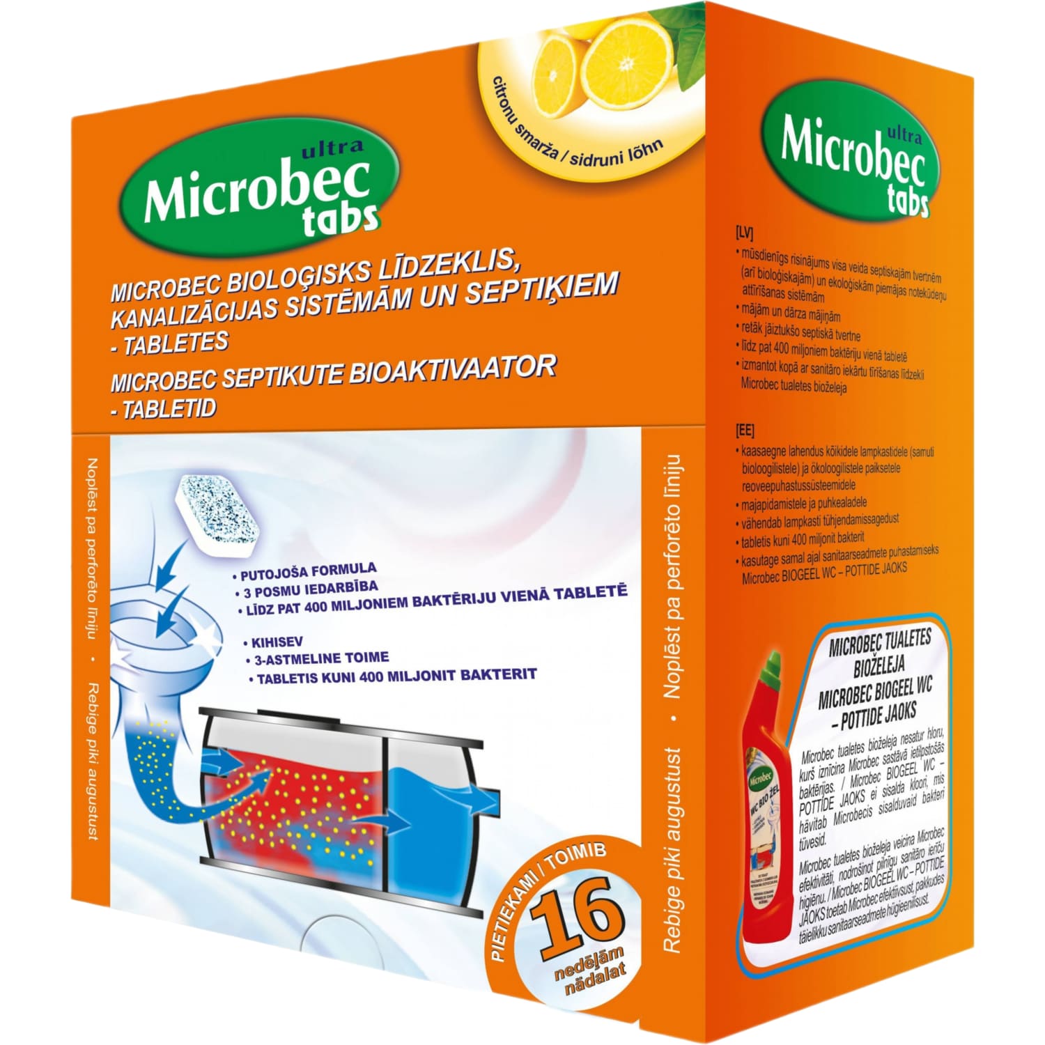 Microbec septikute bioaktivaator tablett 1tk