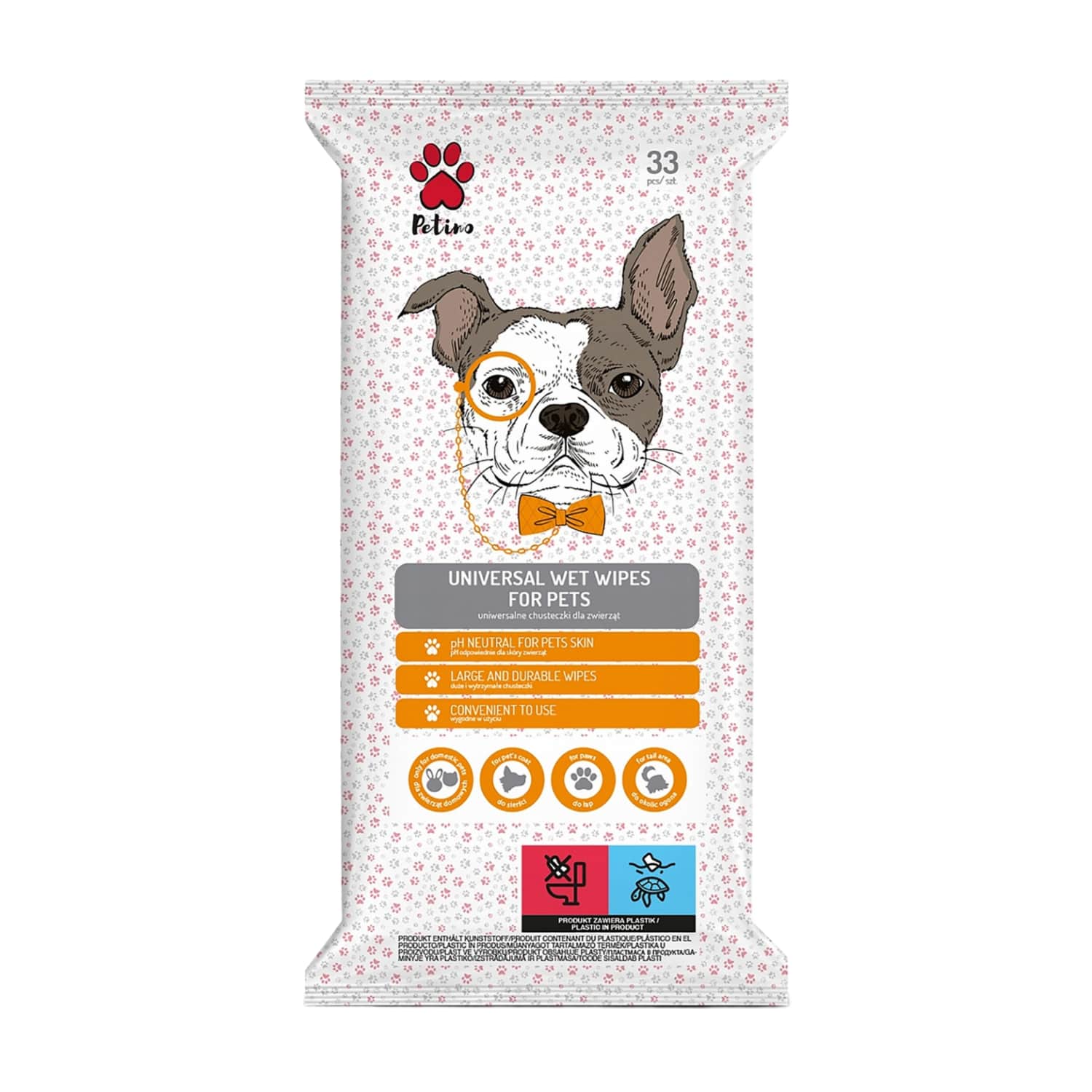 Niisked salvrät. lemmikloomadele Petino 33tk