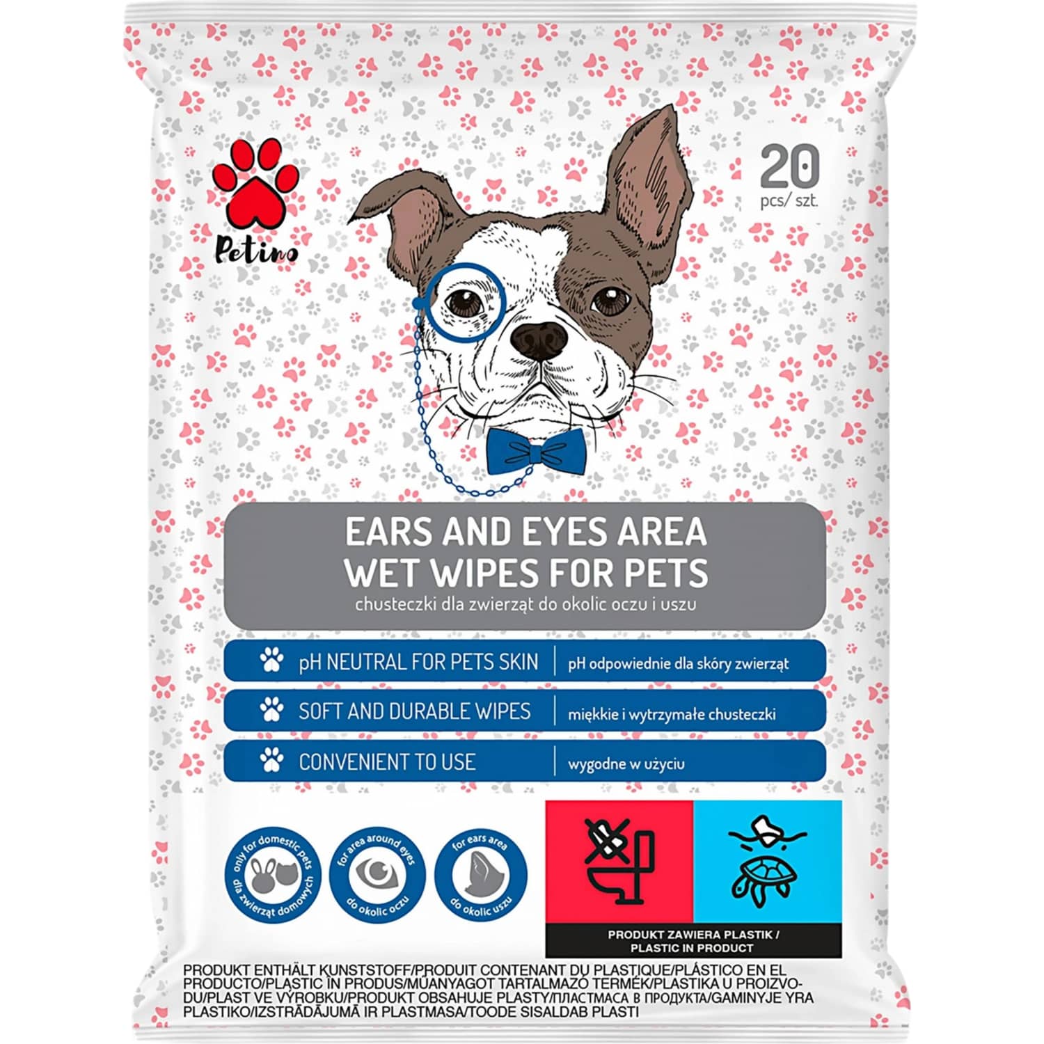 Niisked salvrät. lemmikloomadele Petino 20tk