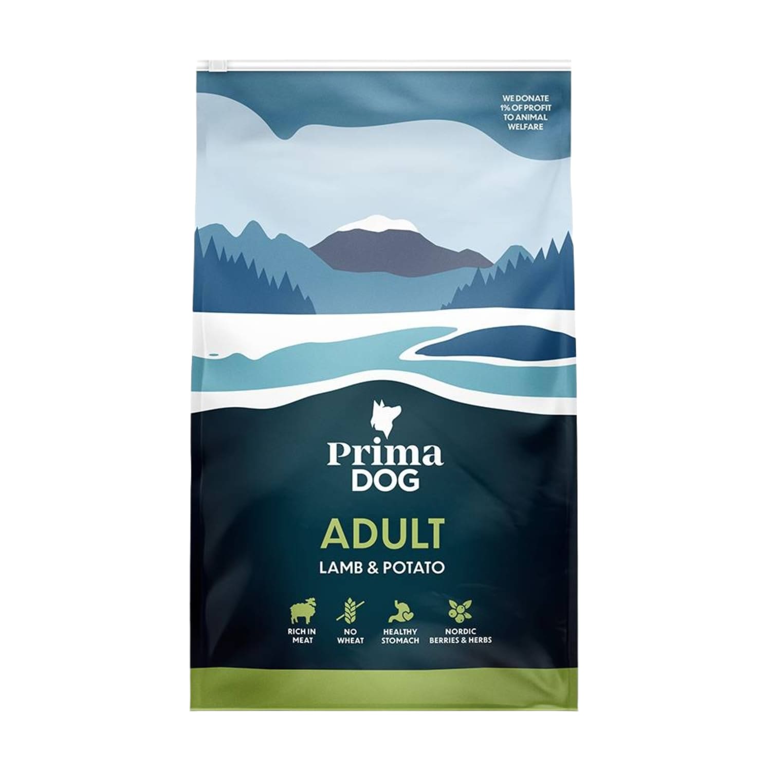 Täistoit koertele PrimaDog lammas-kartul 3kg