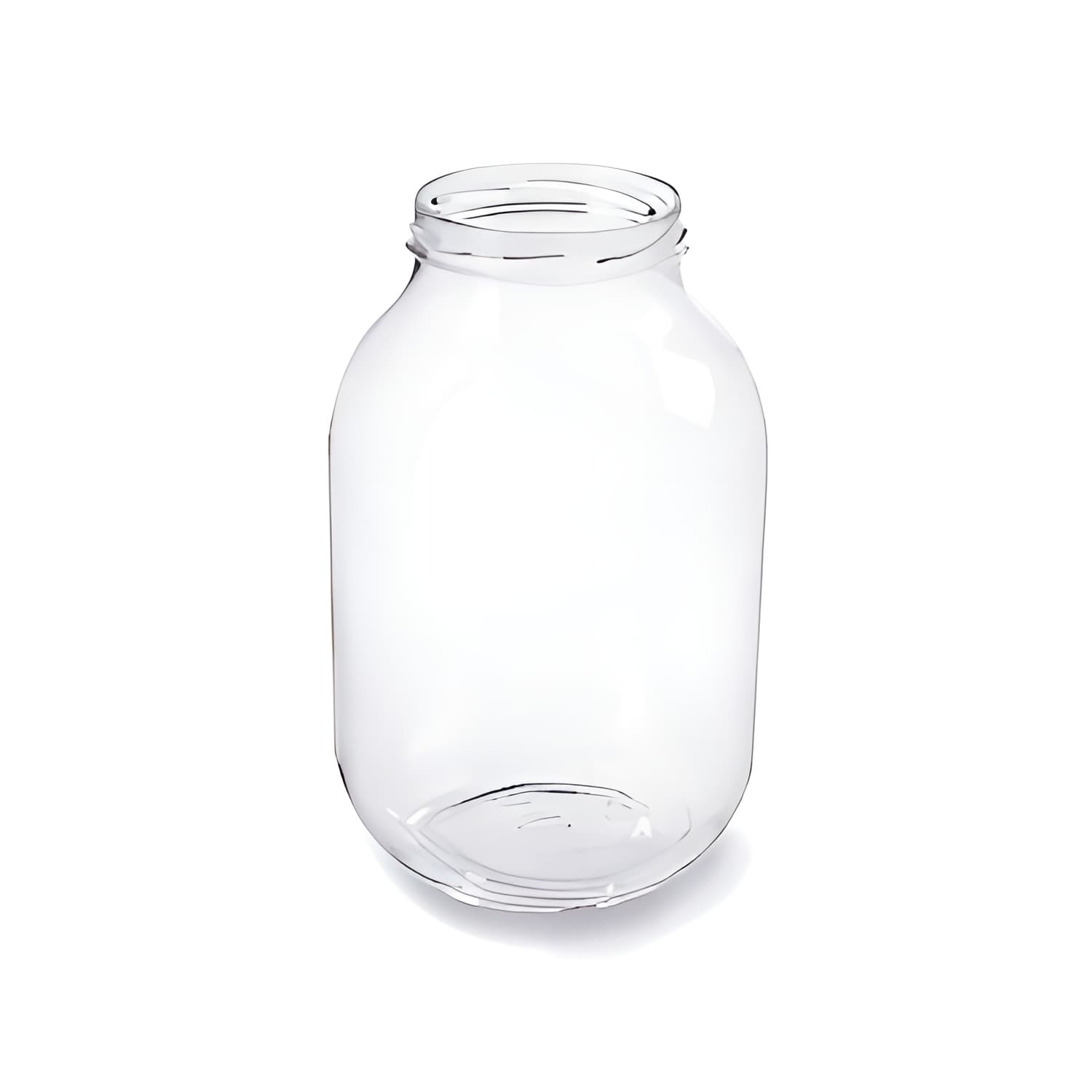 Stikla burka 2l skrūvējama