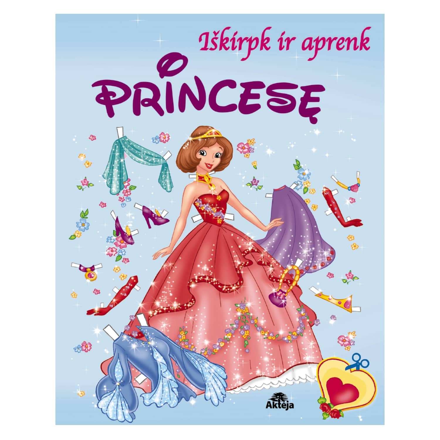 Spalv. kn. IŠKIRPK IR APRENK PRINCESĘ
