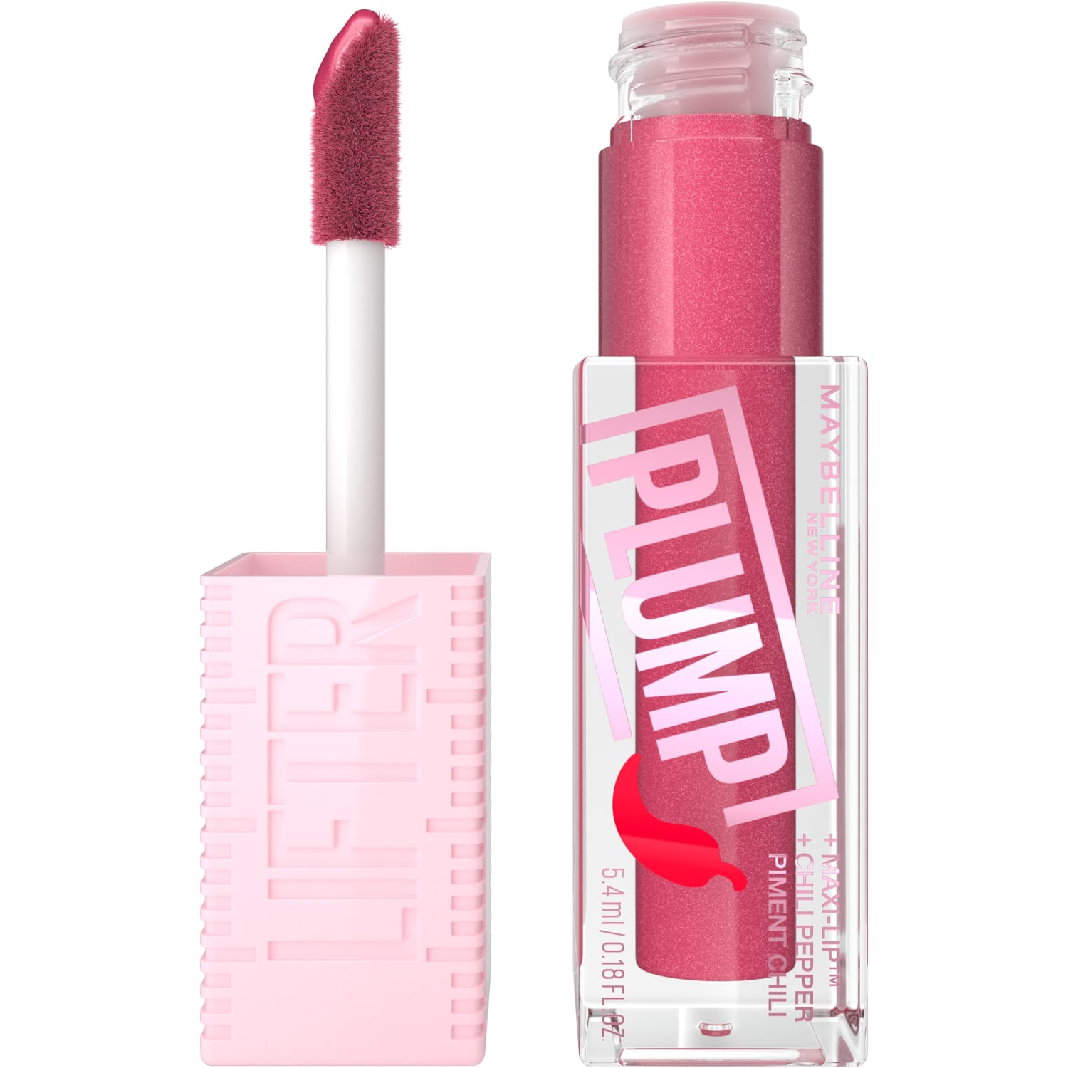 Lūpu spīd. Maybelline Lifter Plump 002 1gab.