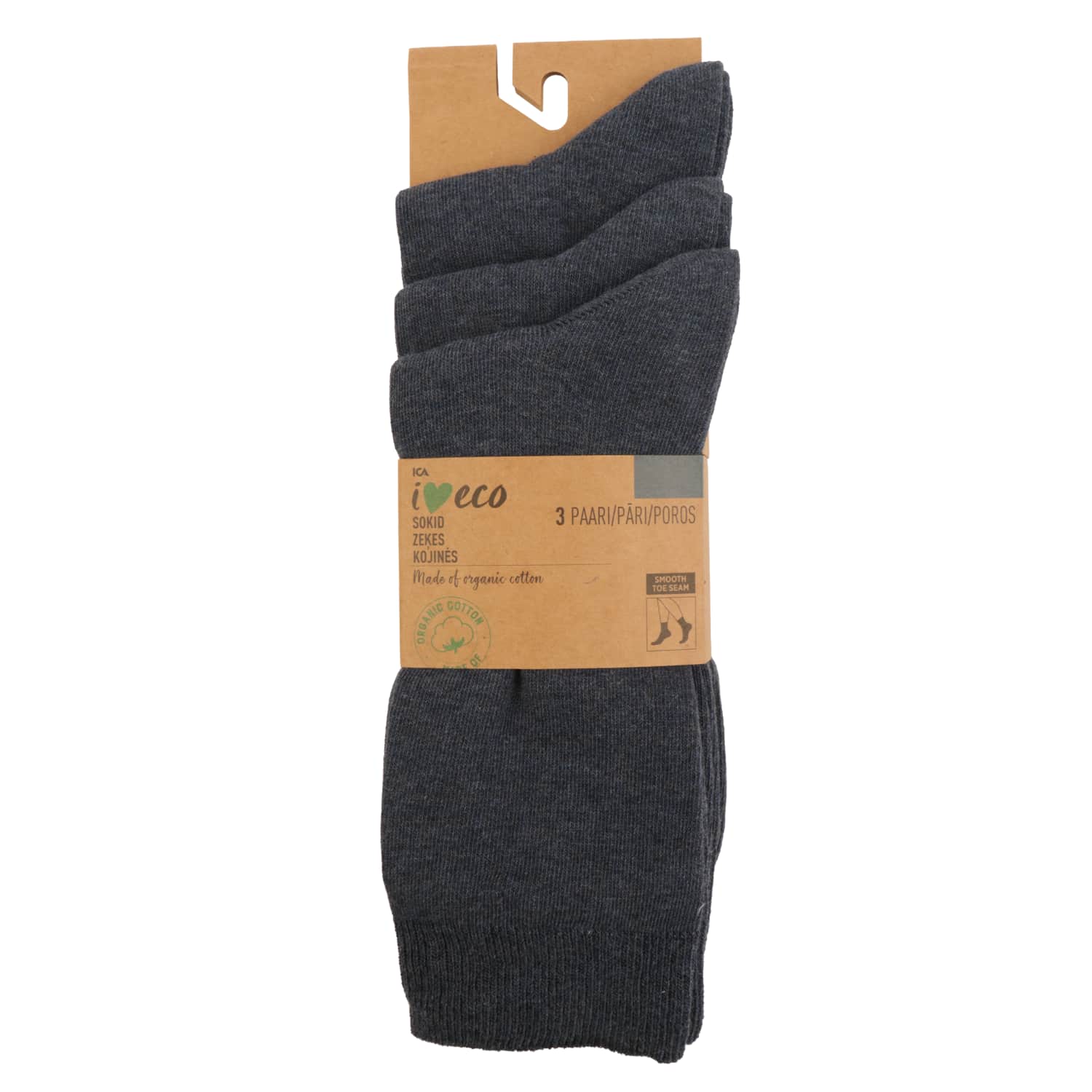 Kojinės I LOVE ECO, 40 / 43, 3 poros