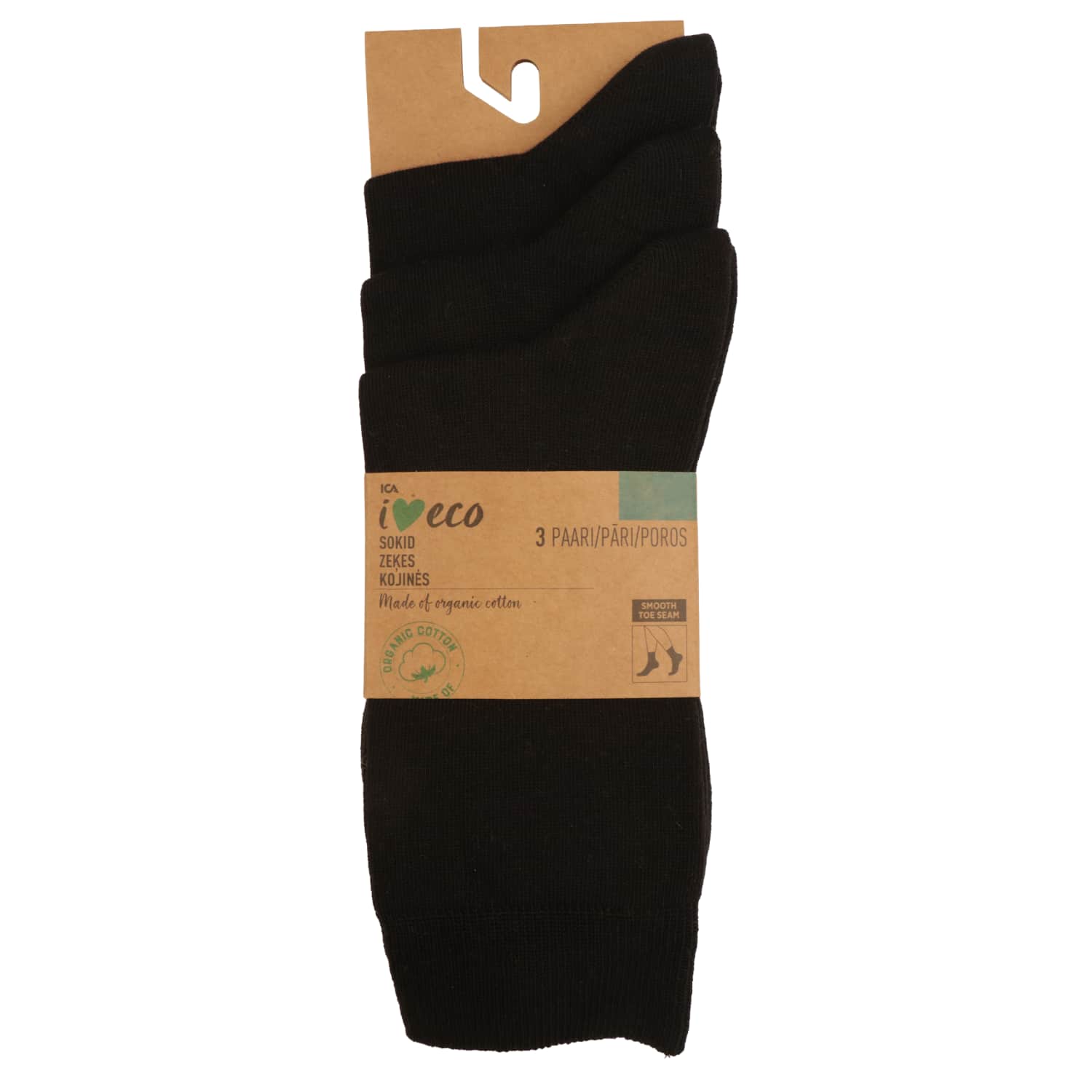 Kojinės I LOVE ECO, 40 / 43, 3 poros