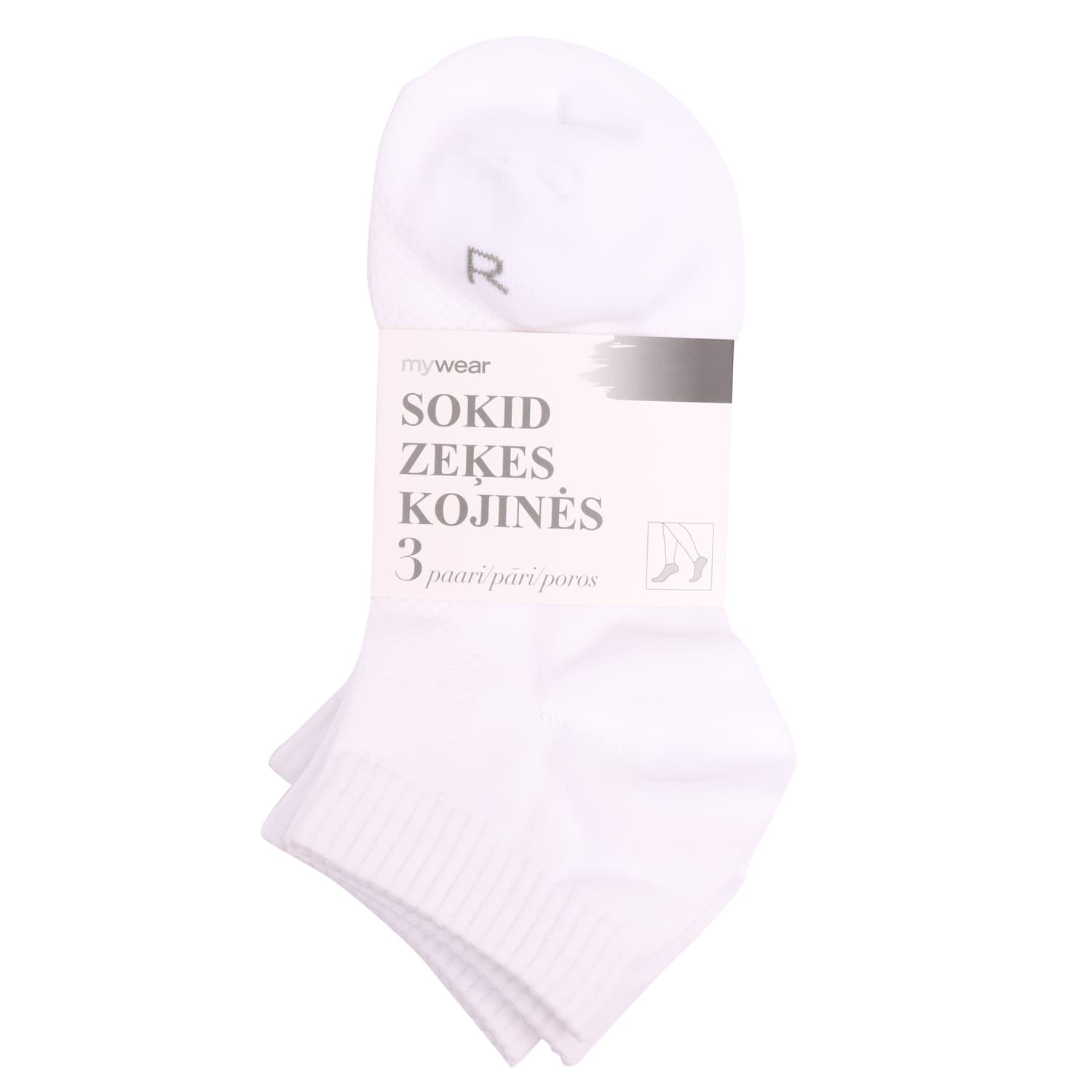Sportinės kojinės MYWEAR, 3 vnt, 37 / 40