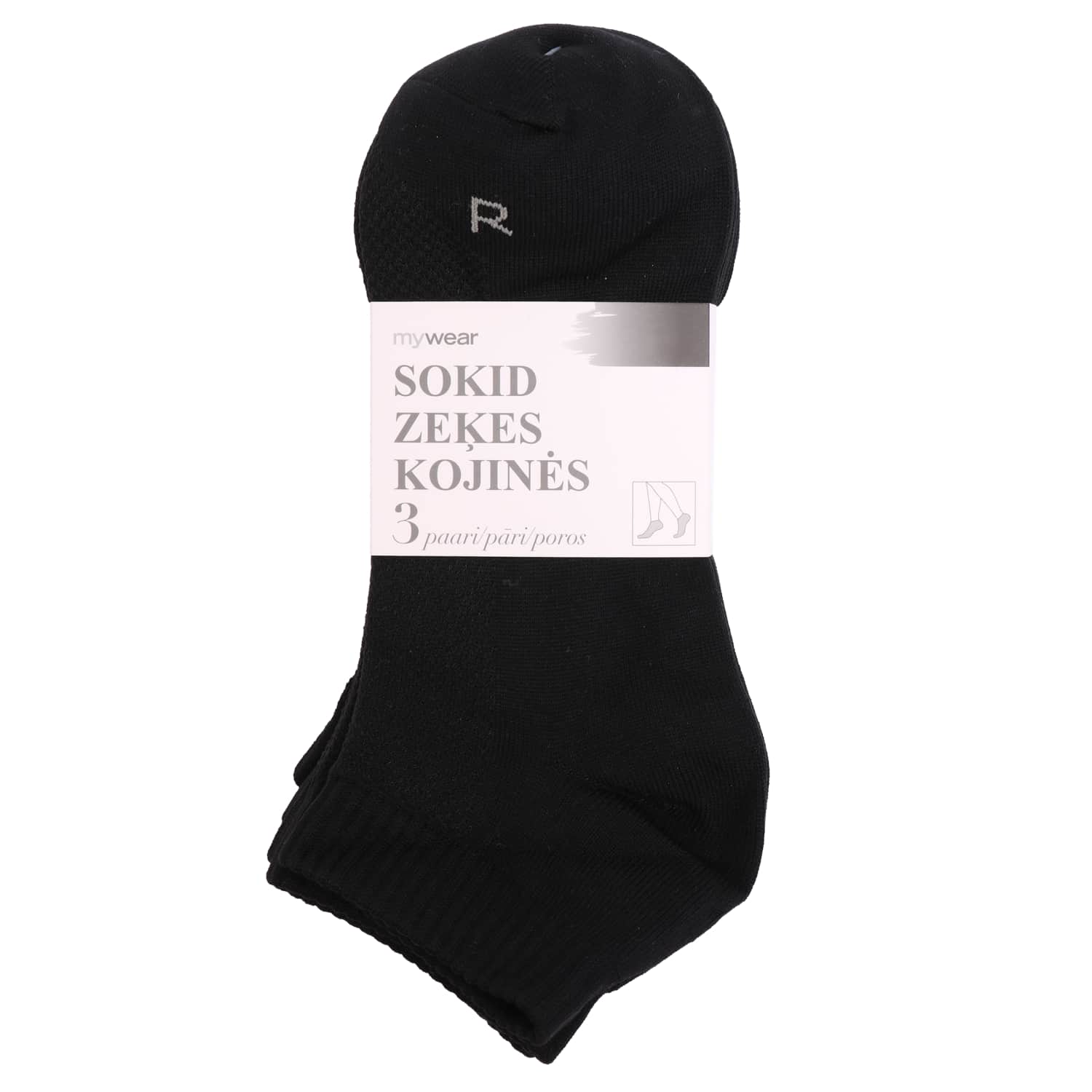 Sportinės kojinės MYWEAR, 3 vnt, 41 / 45