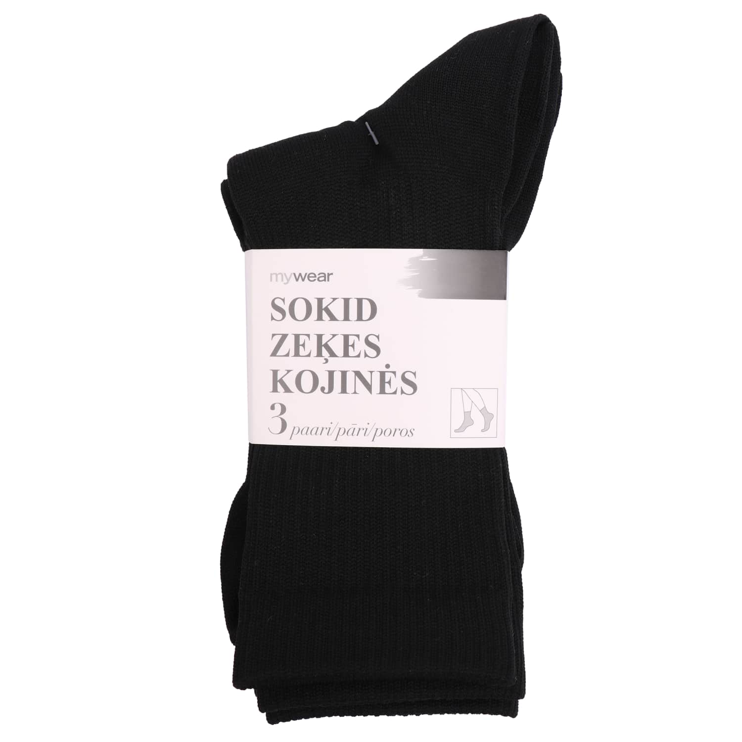Sportinės kojinės MYWEAR, 3 vnt, 41 / 45