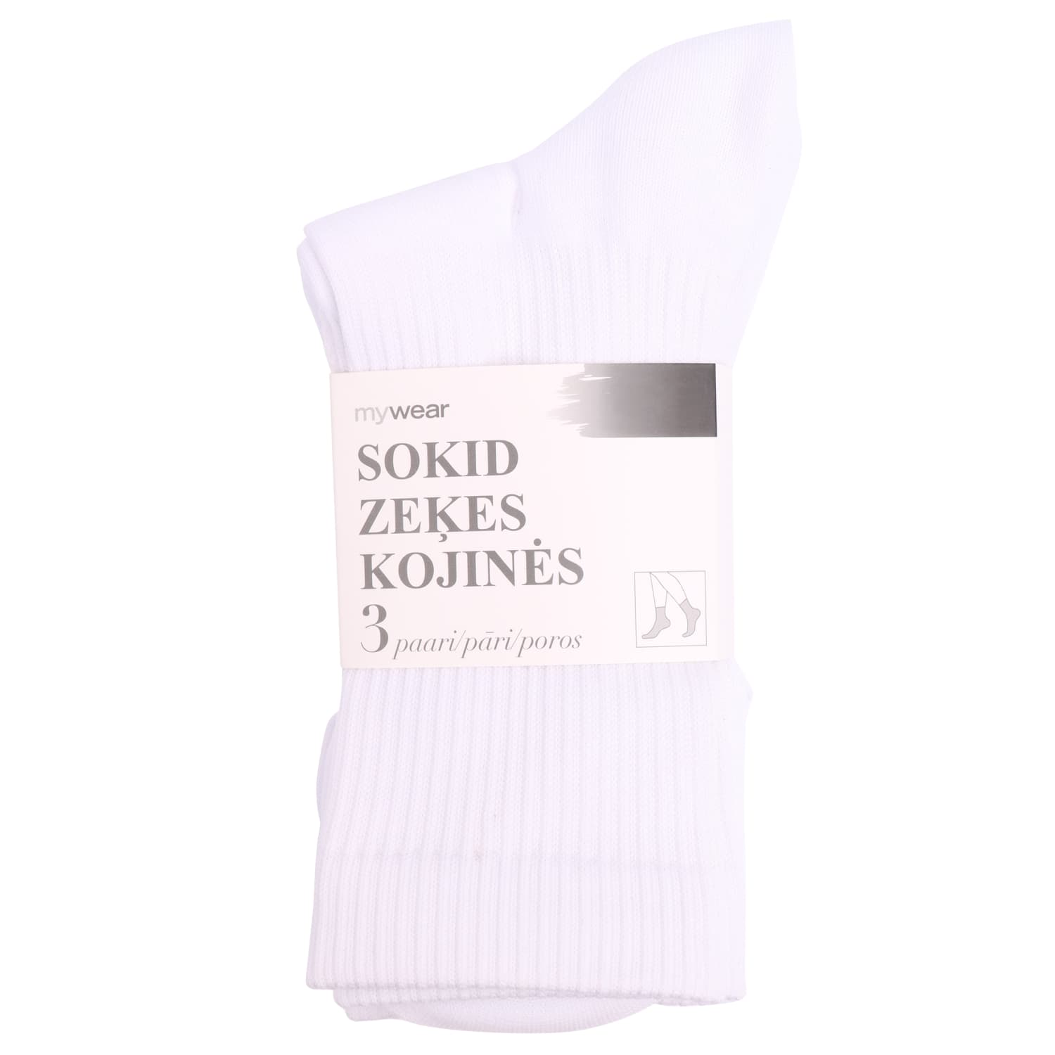 Sportinės kojinės MYWEAR, 3 vnt, 41 / 45