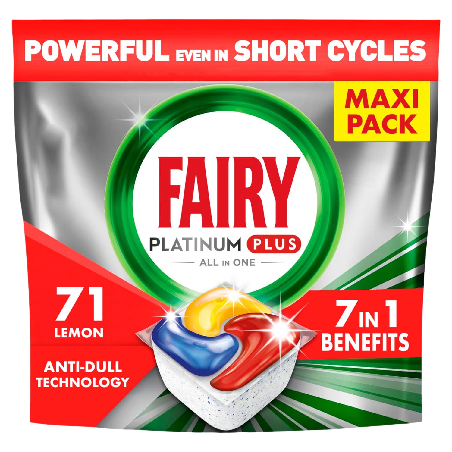 Trauku mazg.kap. Fairy Plat. Plus Lemon 71gab