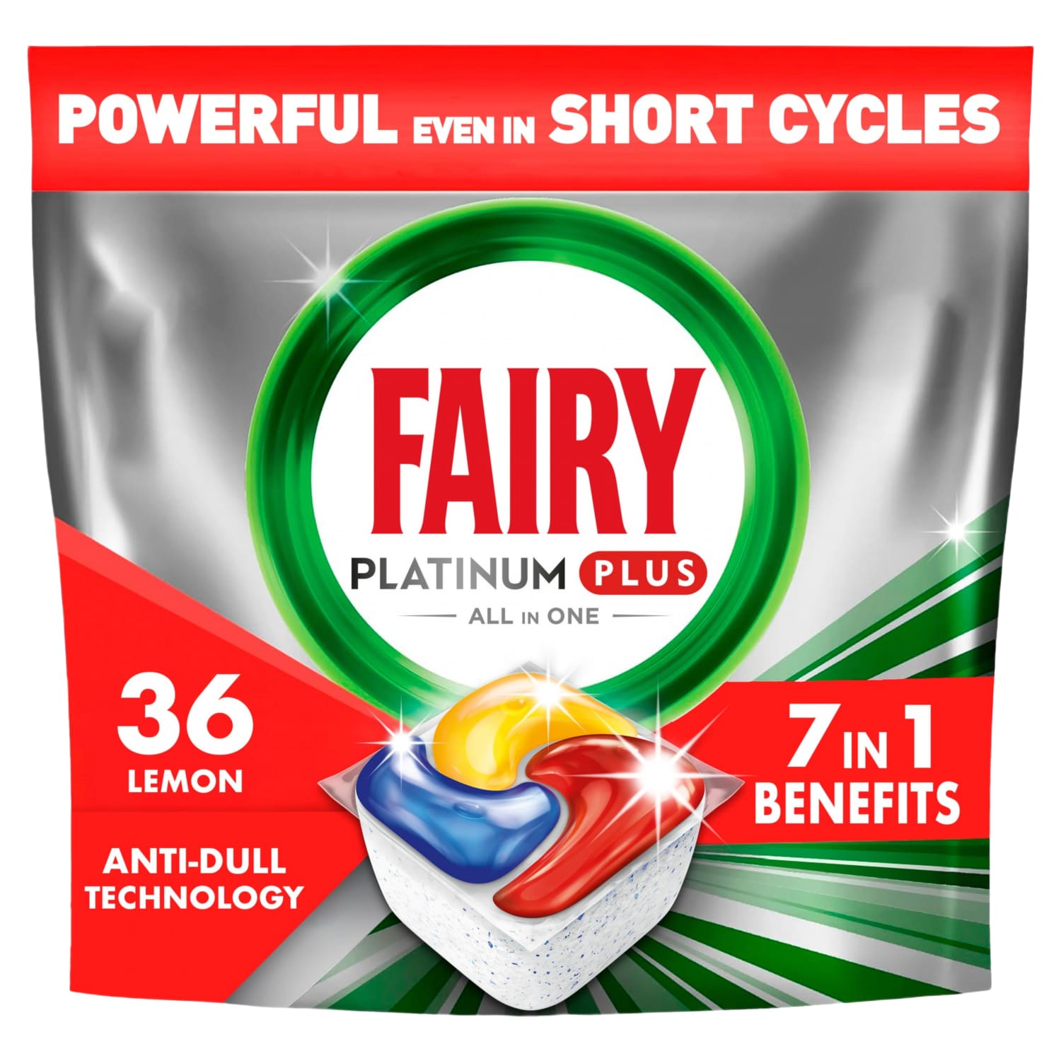 Trauku mazg.kap.Fairy Platinum Plus Lem.36gab