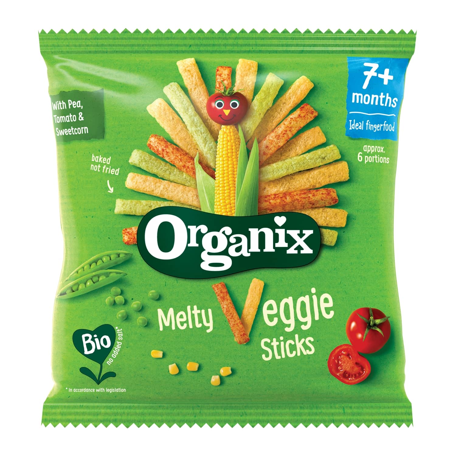 Maisipulgad köögiviljadega Organix 7k öko 15g