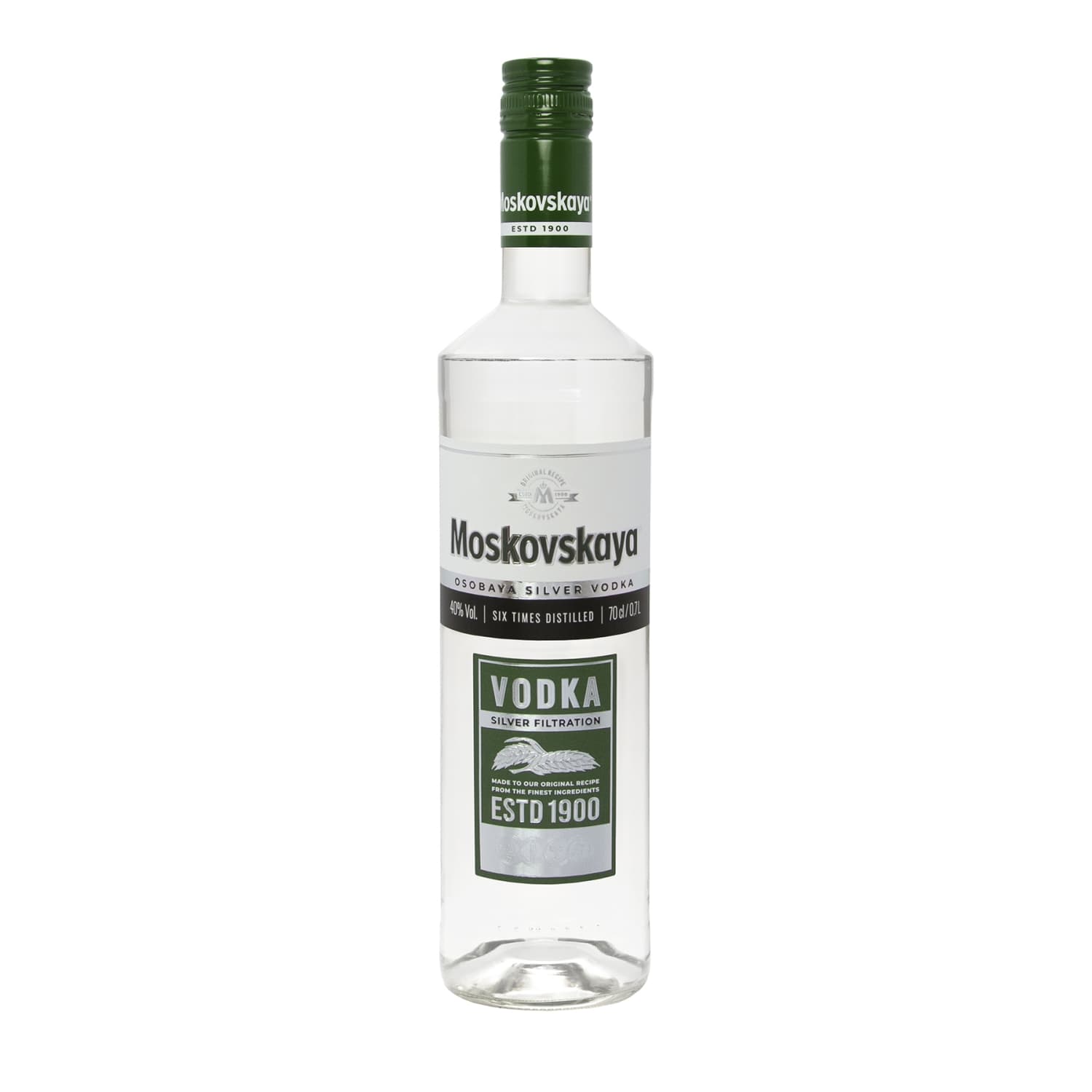 Degvīns Moskovskaya Silver 40% 0,7l