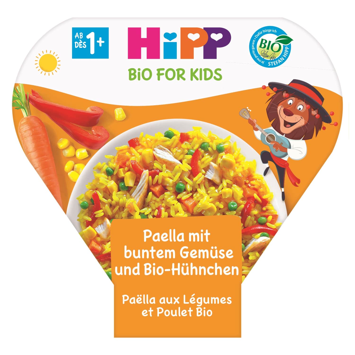 Paella Hipp ar jauktiem dārz., vistu BIO 250g