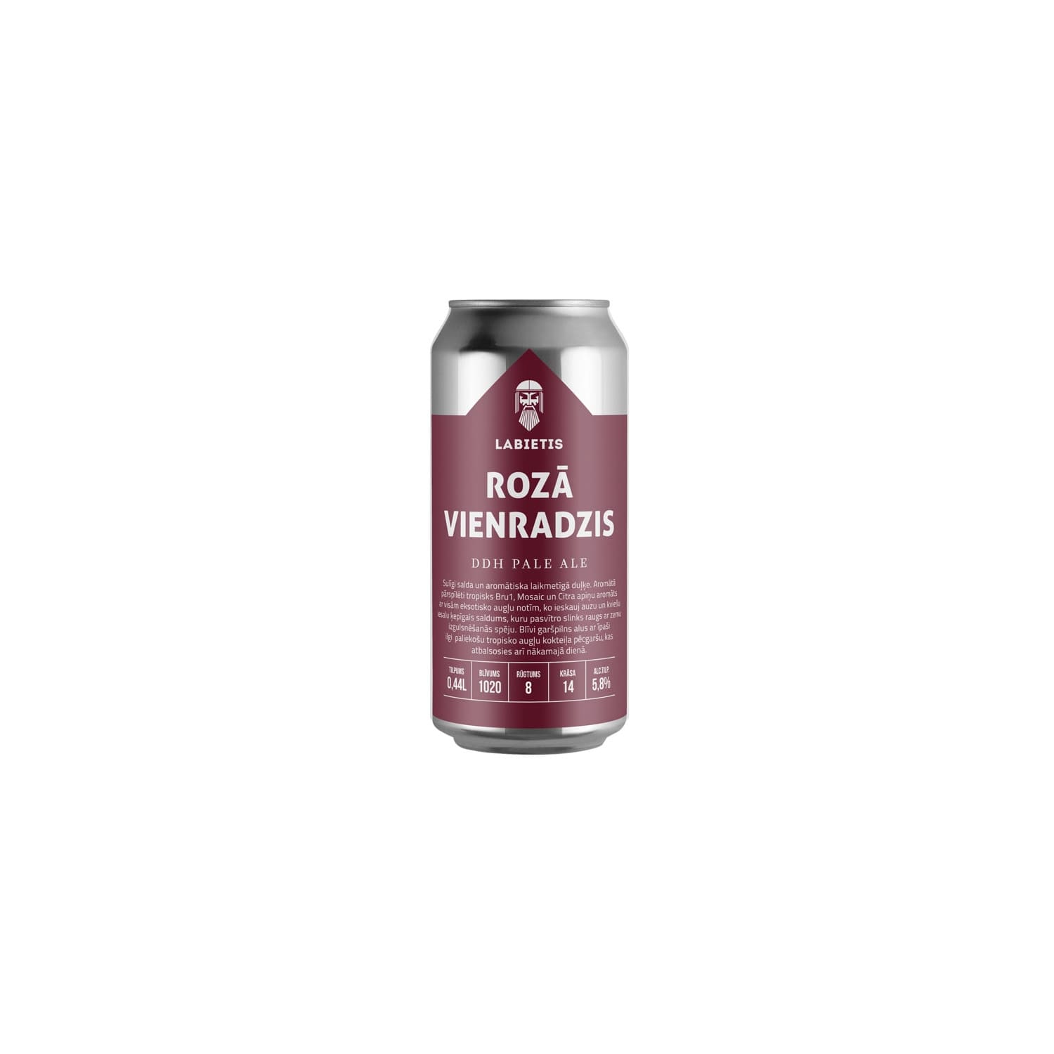 Alus Labietis Rozā Vienradzis 5,8% 0,44l