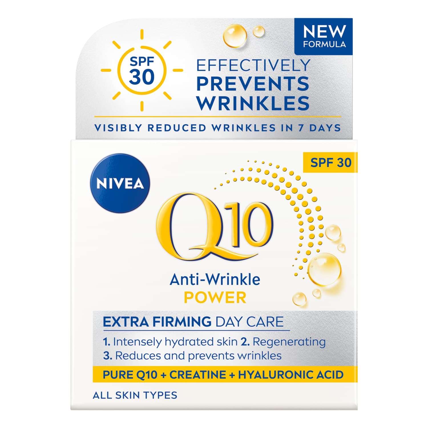 Dien. kremas nuo raukšlių NIVEA SPF30, 50 ml