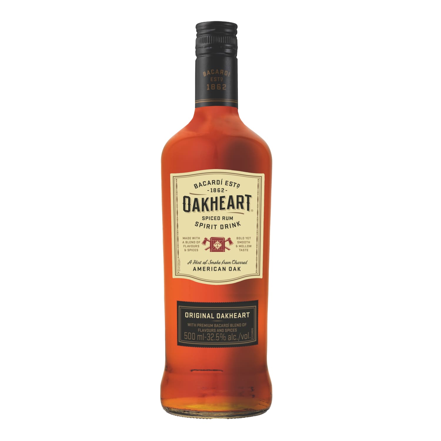 Alk. dz. Oakheart Original Spiced 32,5% 0,5l