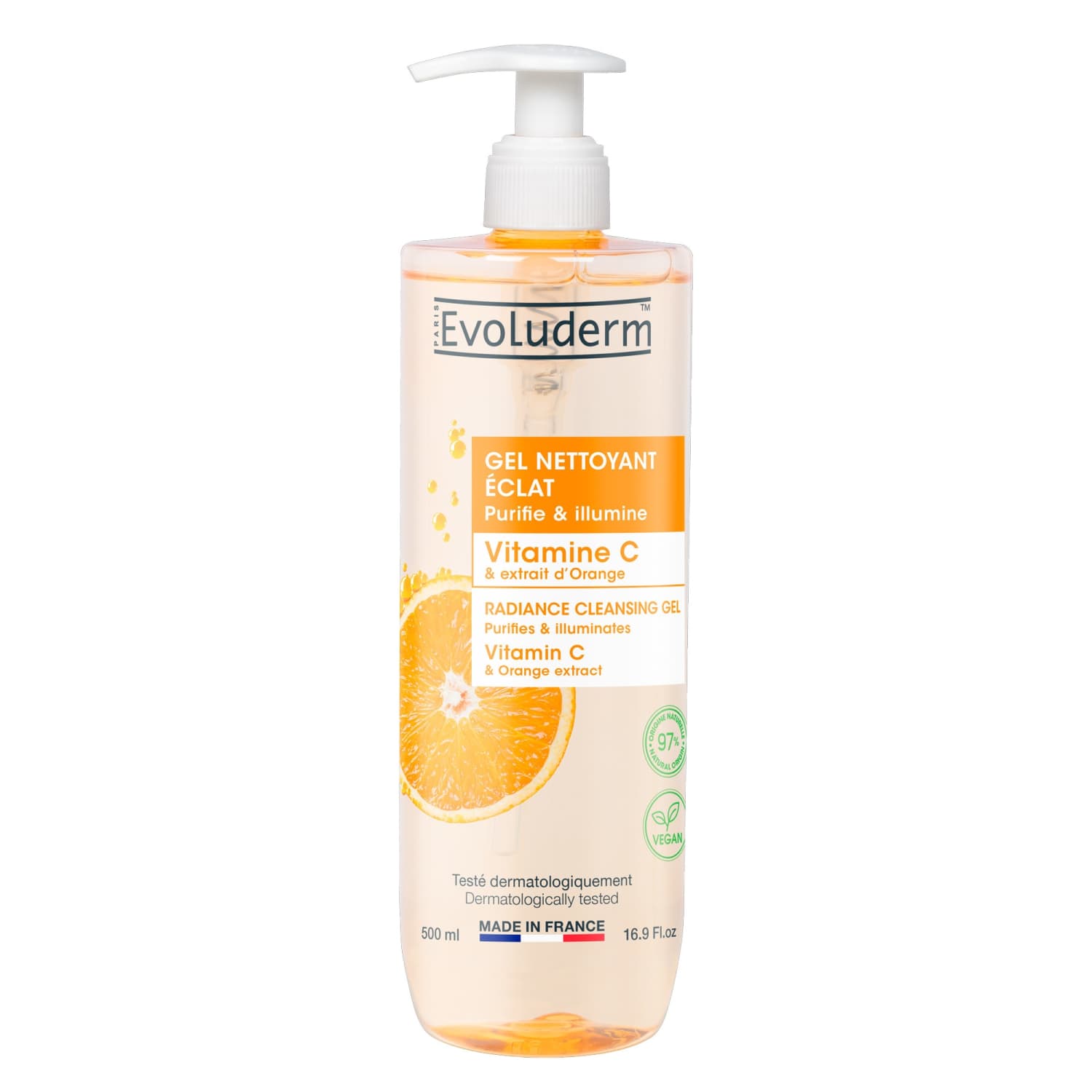 Valom. gelis EVOLUDERM su vitaminu C, 500 ml