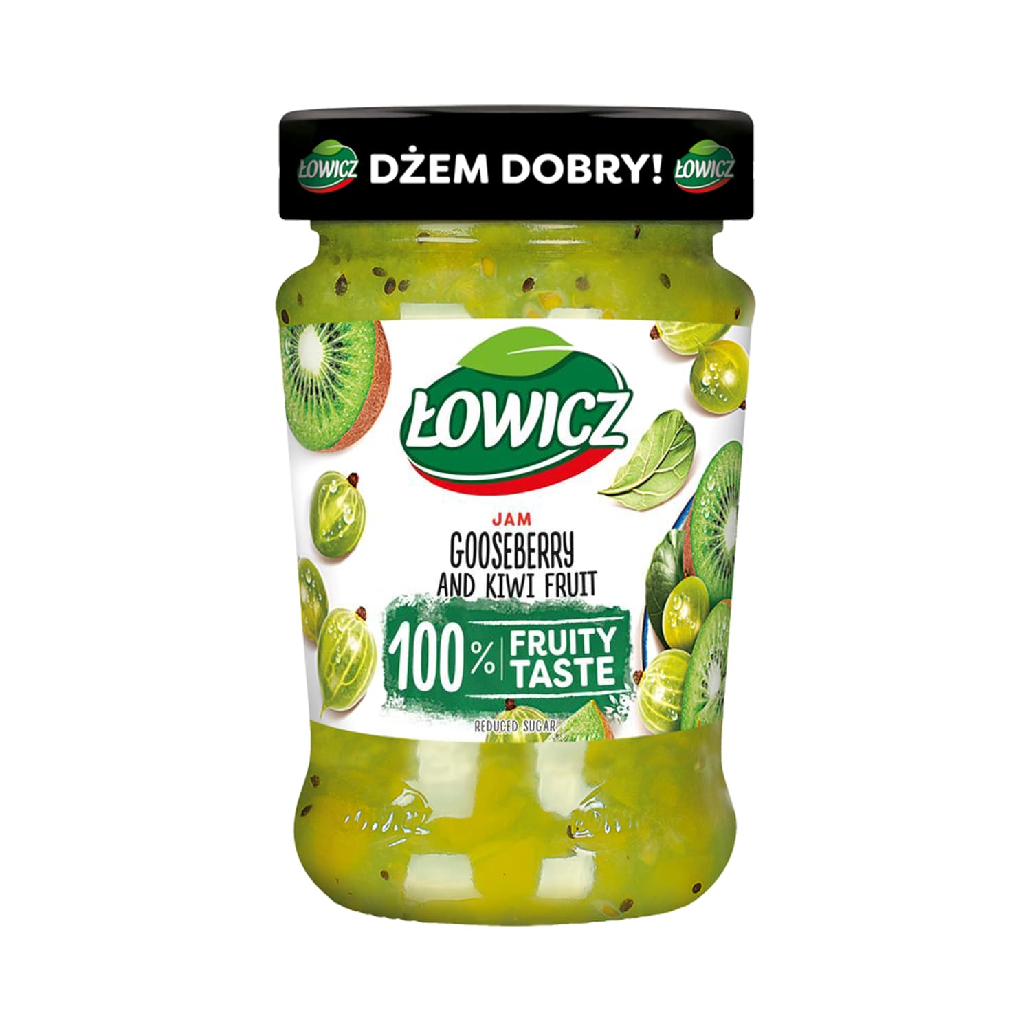 Džems Lowicz ērkšķogu, kivi 280g