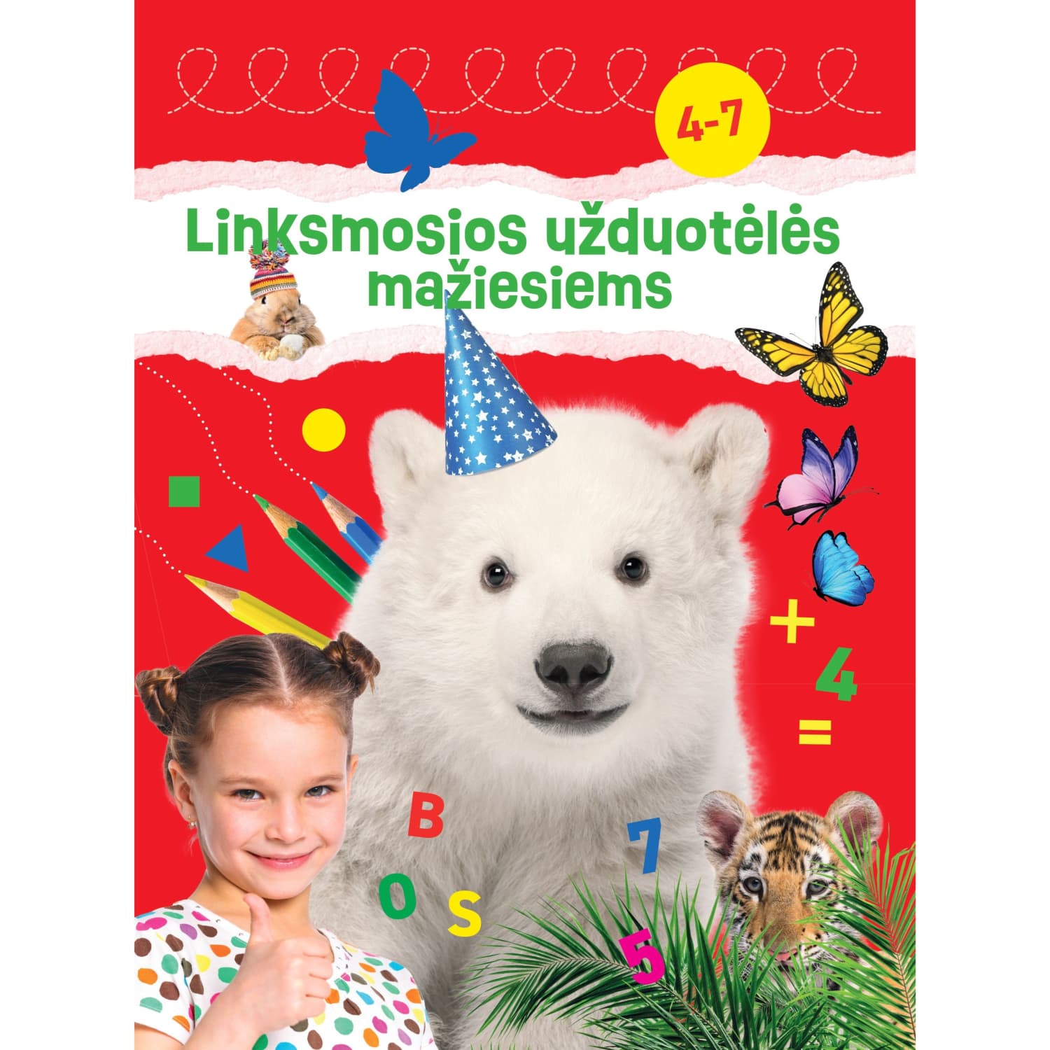 Spalv. kn. LINKSMOS UŽDUOTĖL. MAŽIESIEMS