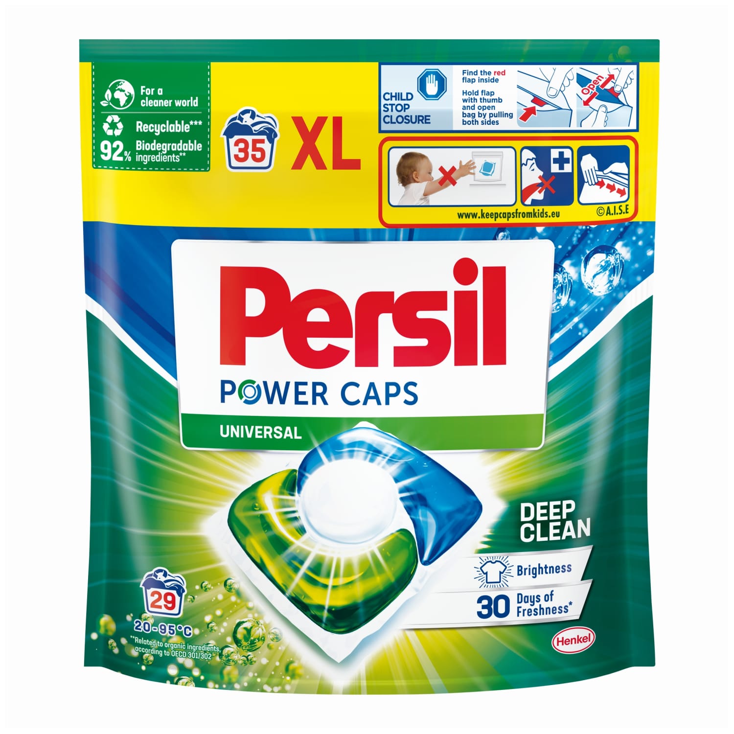 Sk. kaps. PERSIL POWER CAPS UNIVERSAL, 29 sk.