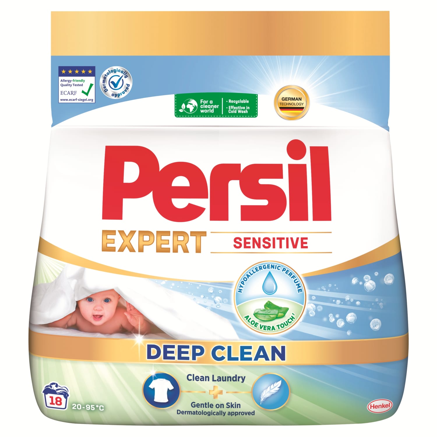 Skalb. miltel. PERSIL SENSIT., 18 sk, 0,99 kg