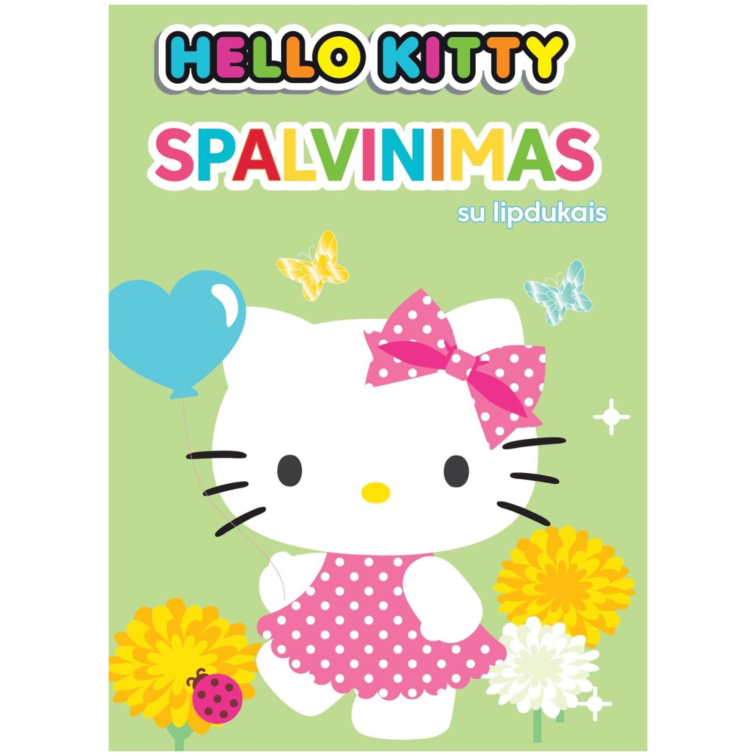 Spalv. kn. HELLO KITTY. SP. SU LIPDUKAIS