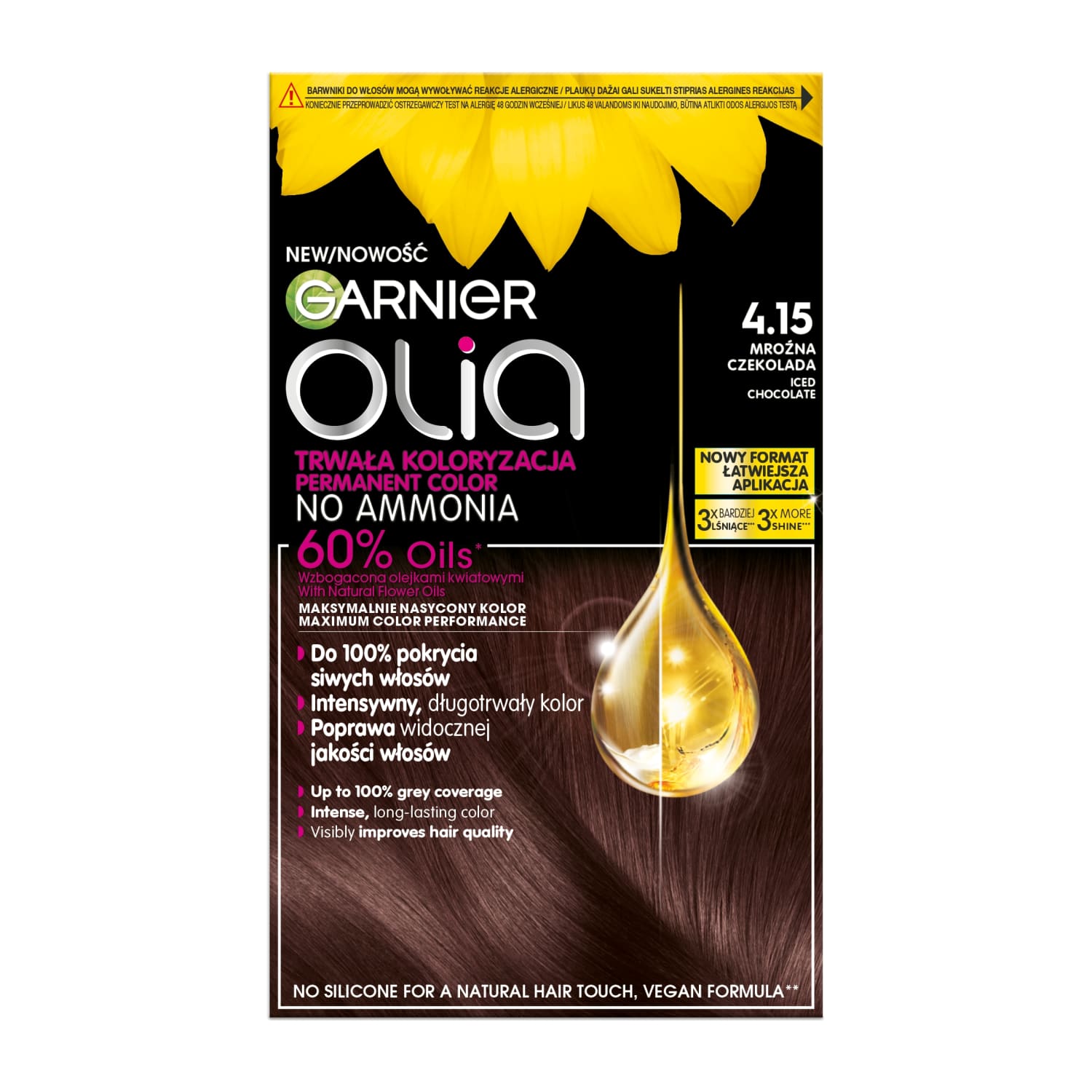 J.värv Garnier Olia kauapüs. 4,15 jääšok. 1tk