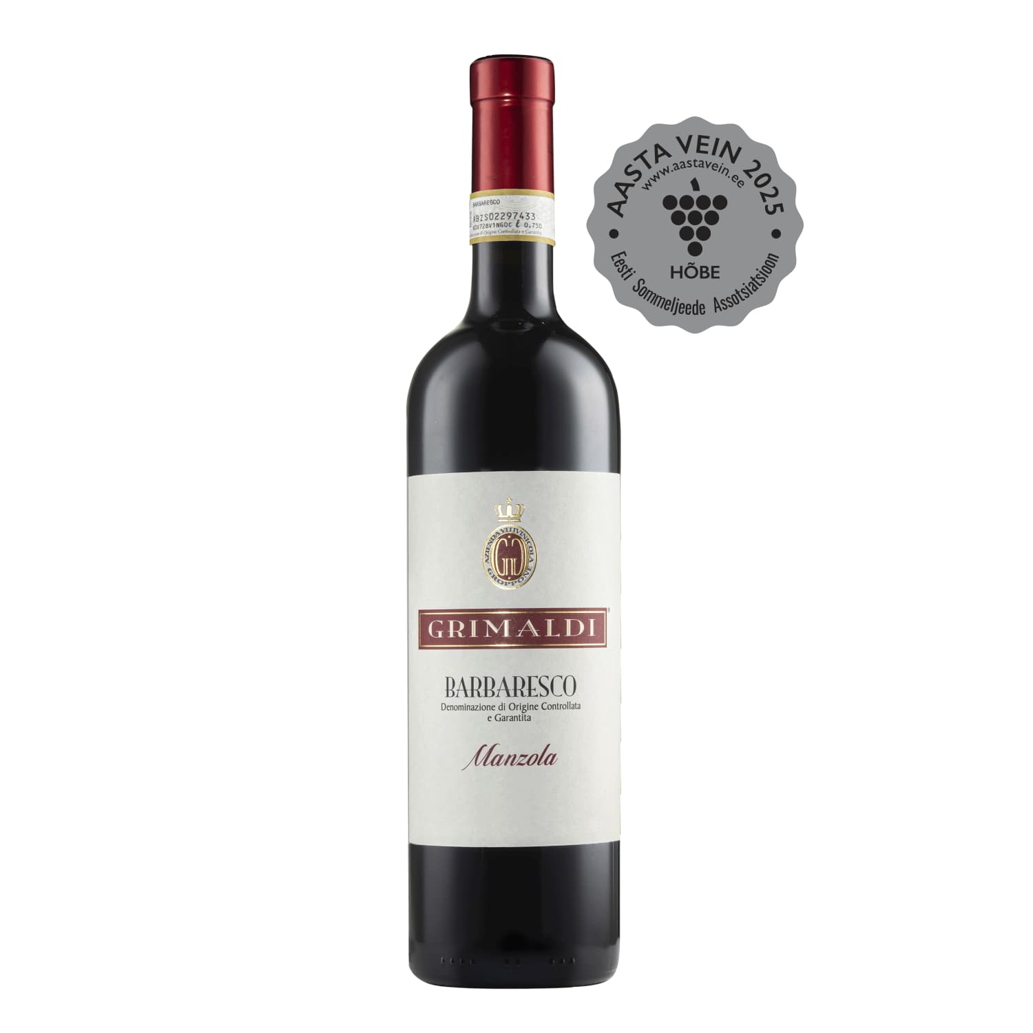 Kpn.vein Grimaldi Barbesco Manzola 15% 0,75l