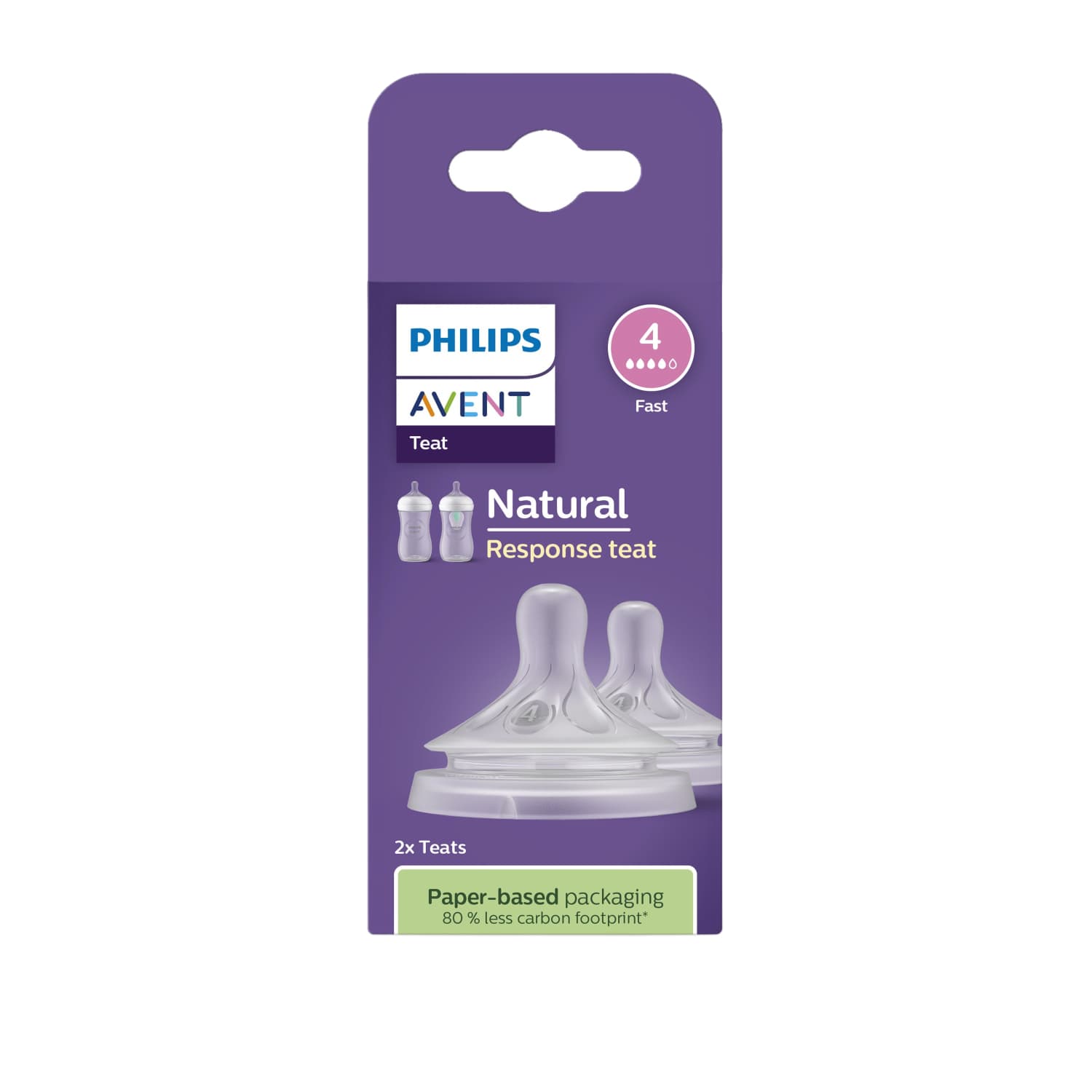 Žindukai PHILIPS AVENT NEUTRAL, 3+ m., 2 vnt.