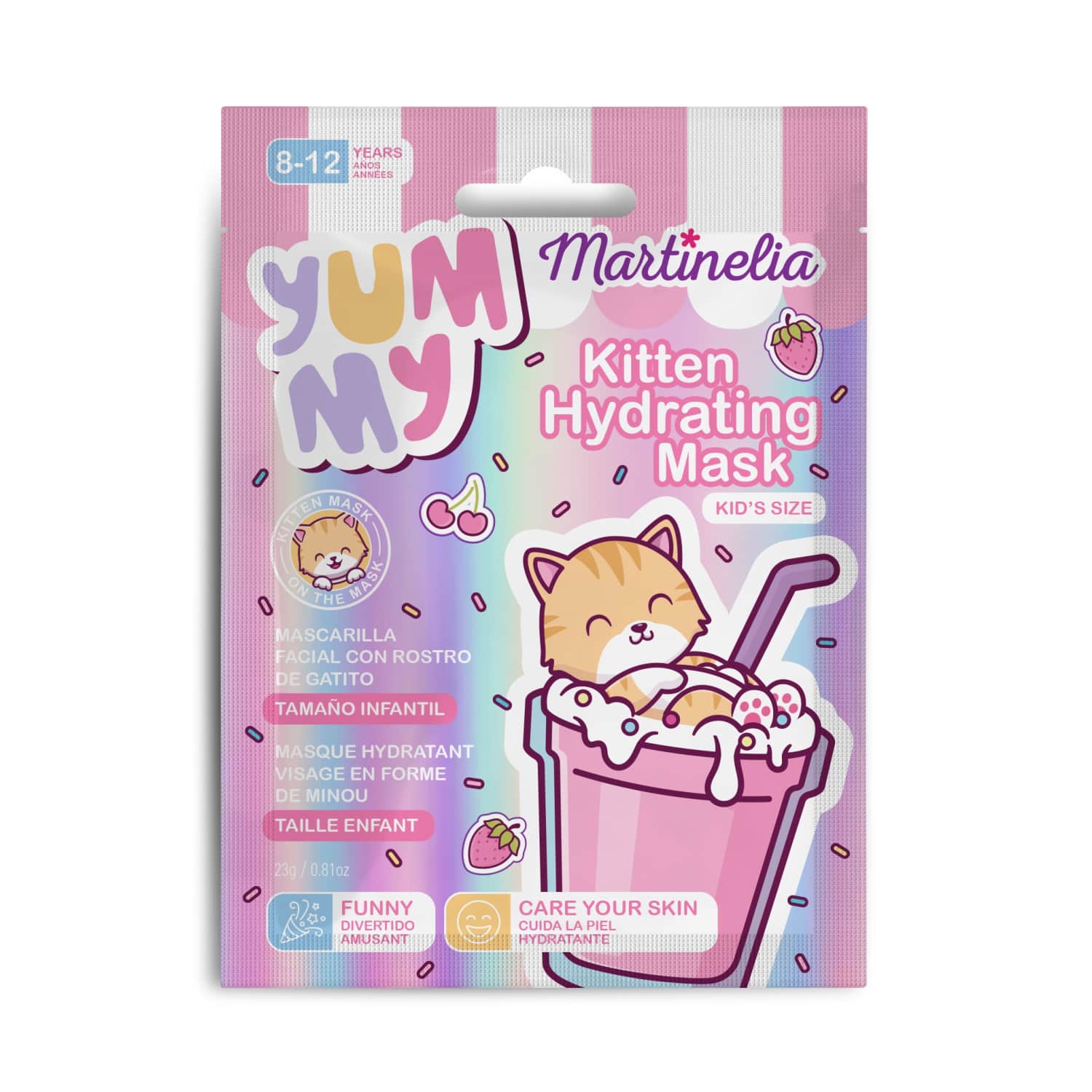 Drėkin. veido kaukė MARTINELIA KITTEN, 1 vnt