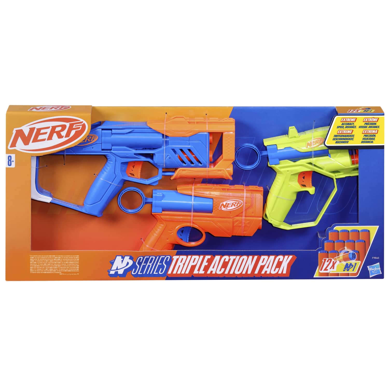 Komplekts Nerf N Triple action paka AW24