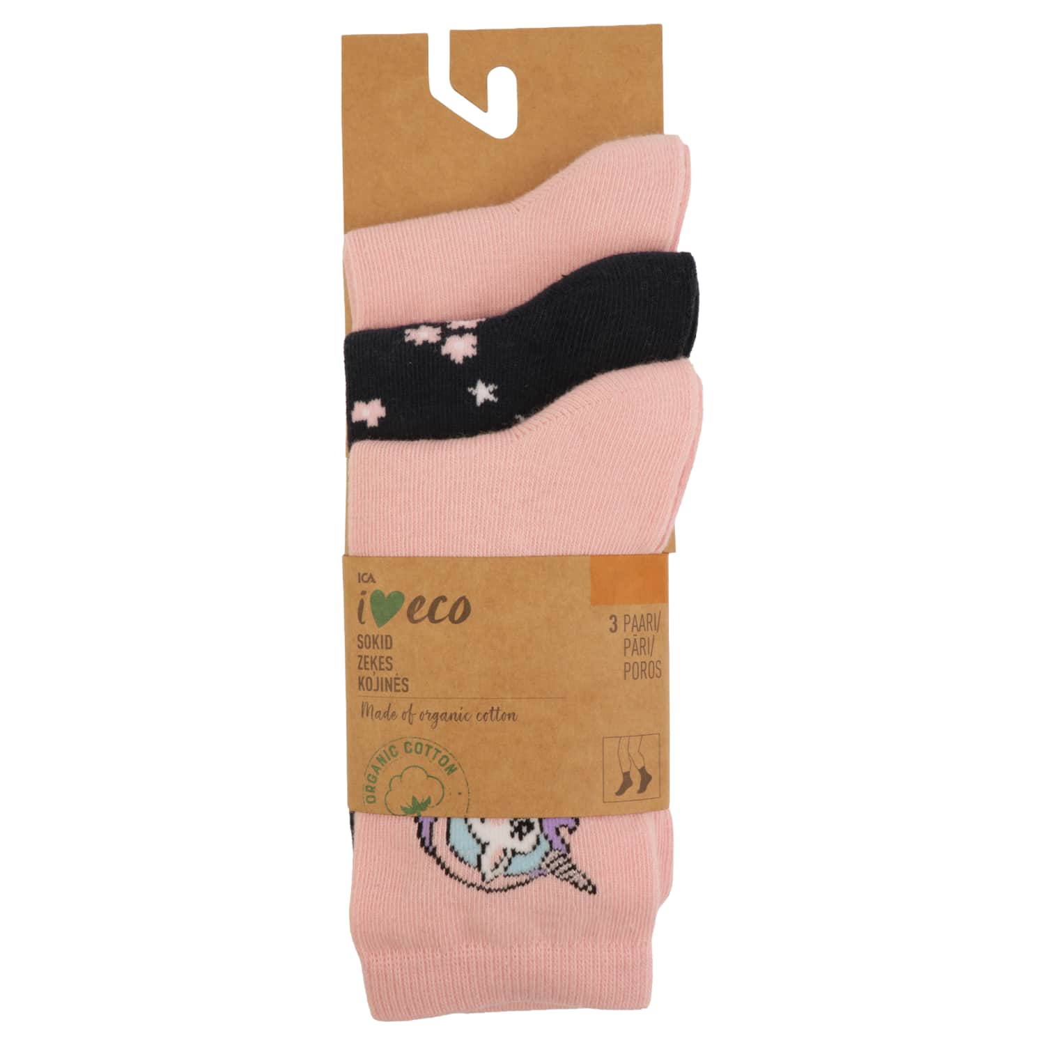 Laste sokid I Love Eco  3p 28/30