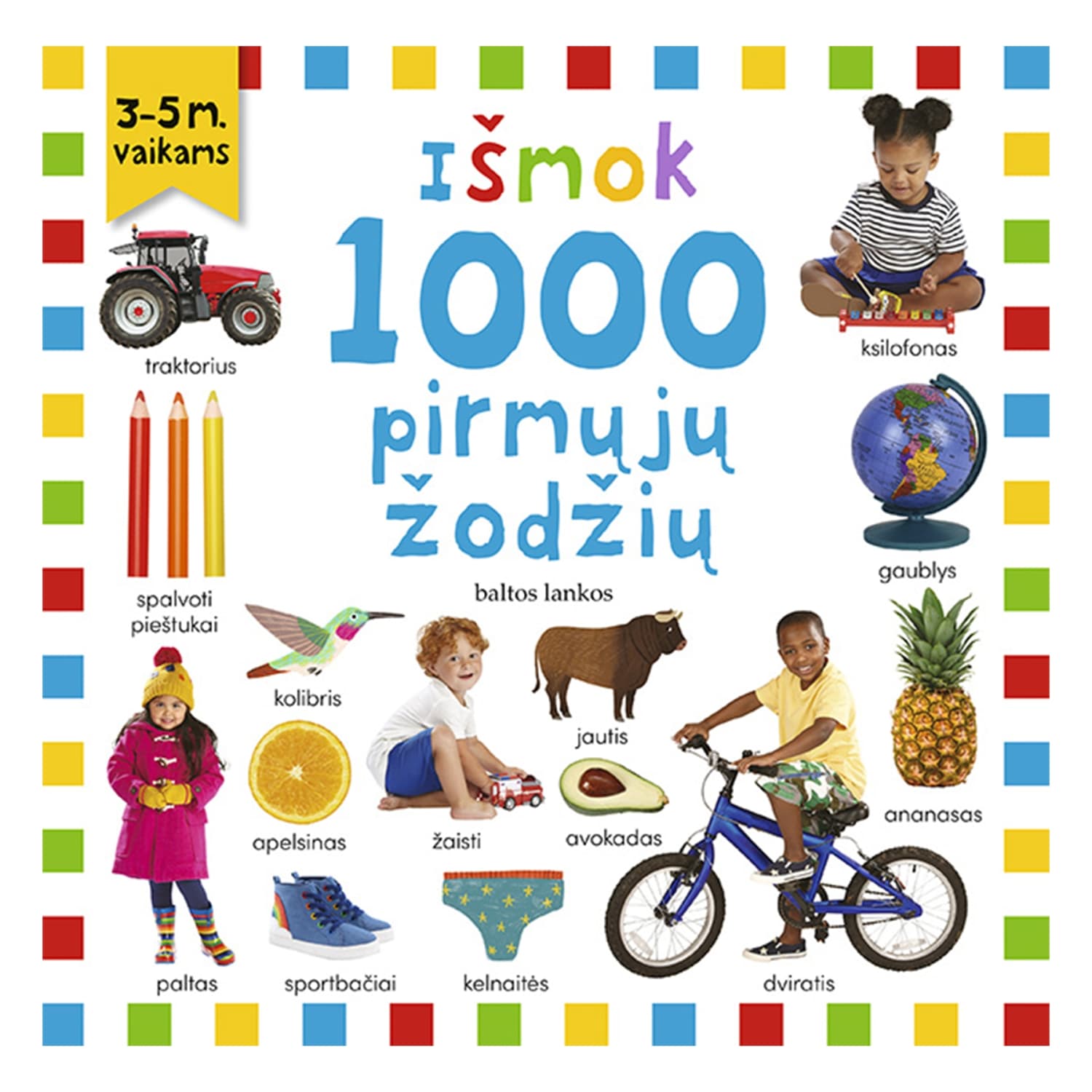 Knyga IŠMOK 1000 PIRMŲJŲ ŽODŽIŲ