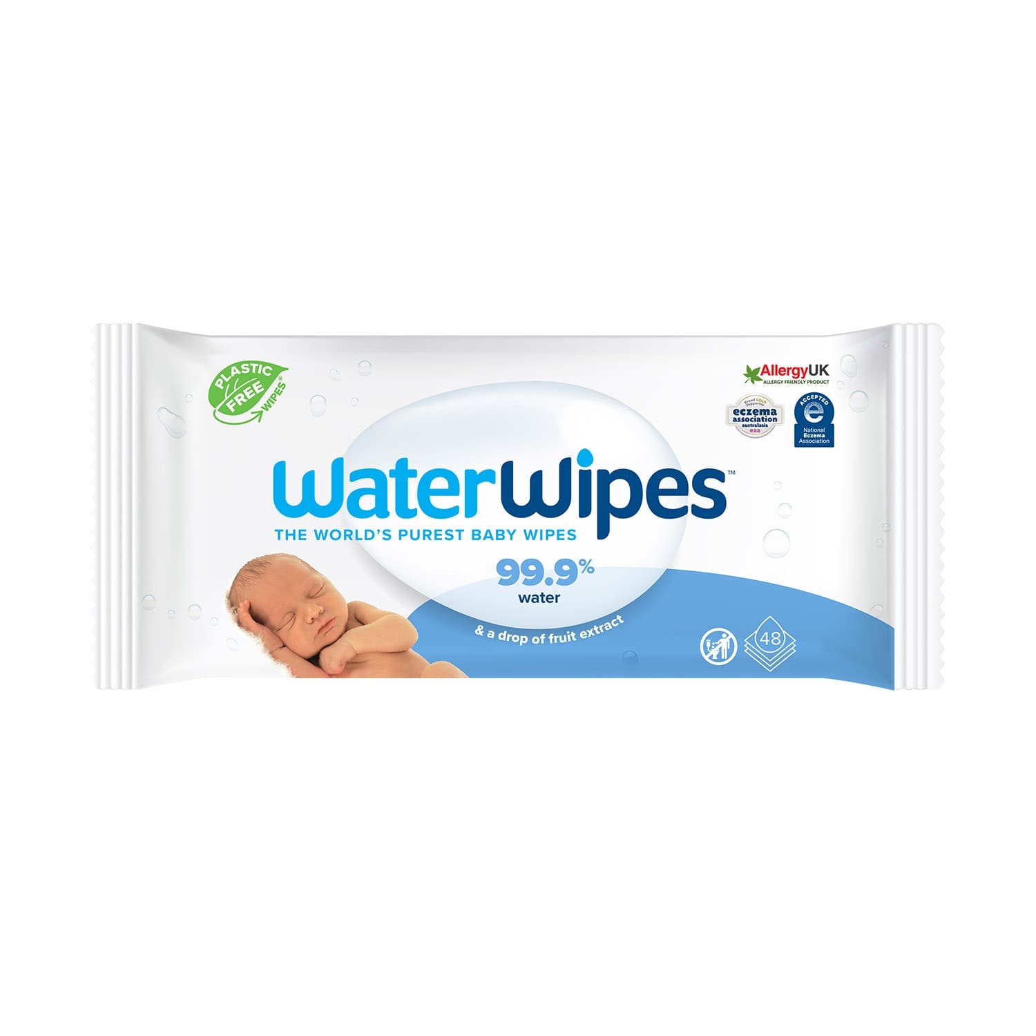 Niisked salvrätikud Water Wipes beebid. 48tk