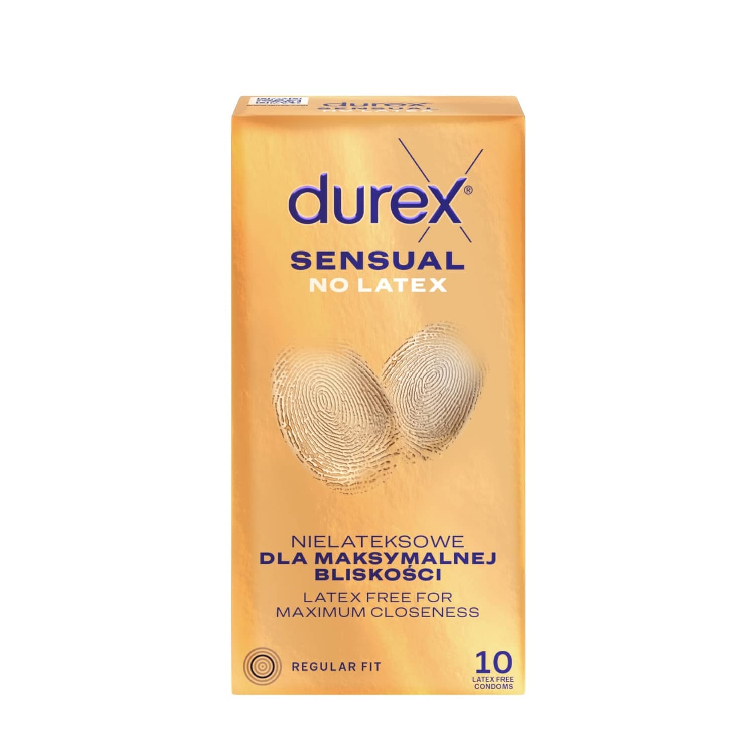 Prezervatyvai DUREX SENSUAL NO LATEX, 10 vnt.