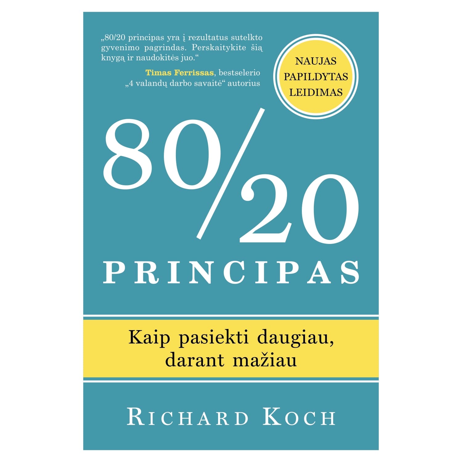 Knyga 80/20 PRINCIPAS